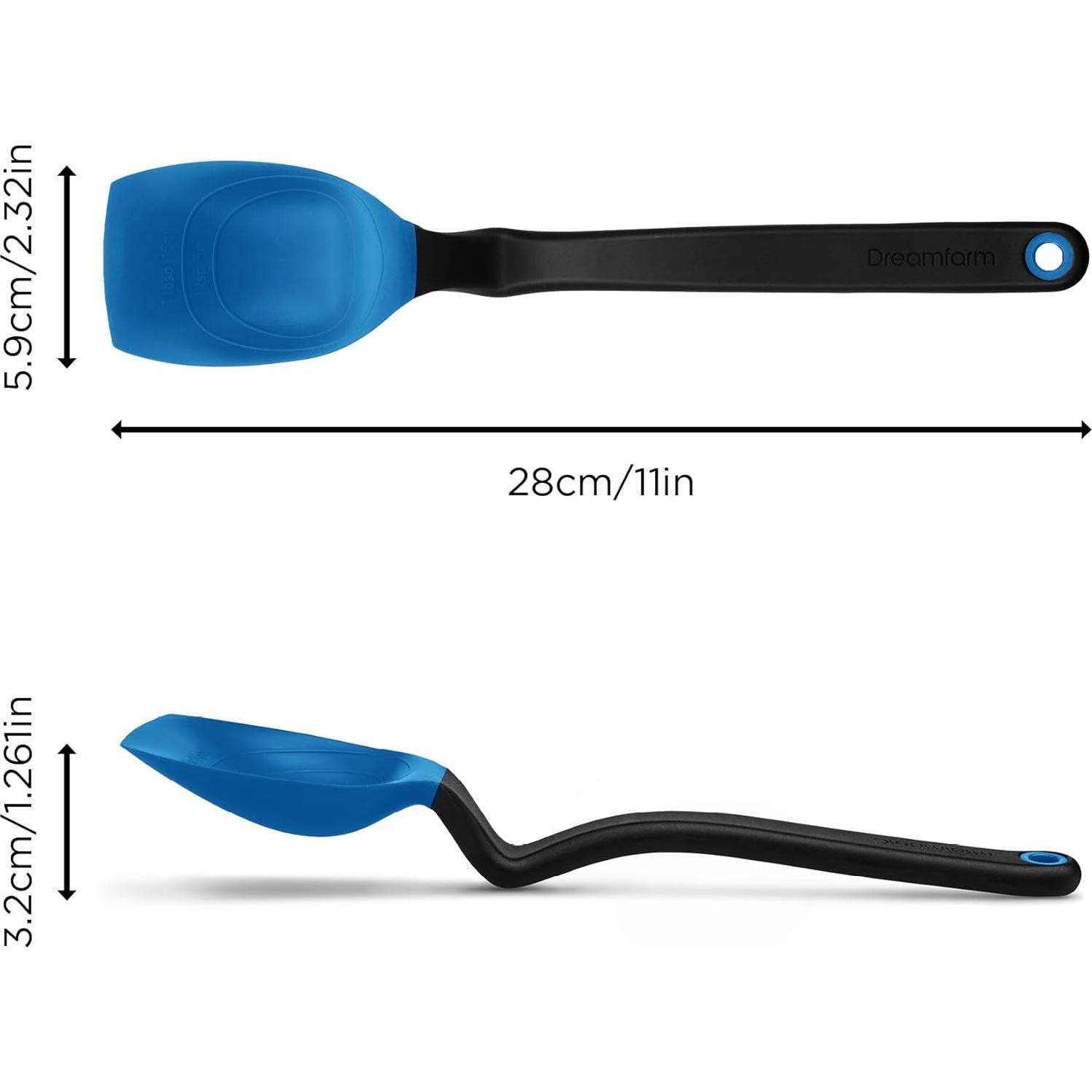 Cuchara de Silicona Supoon Dreamfarm 28 cm Antiadherente Azul