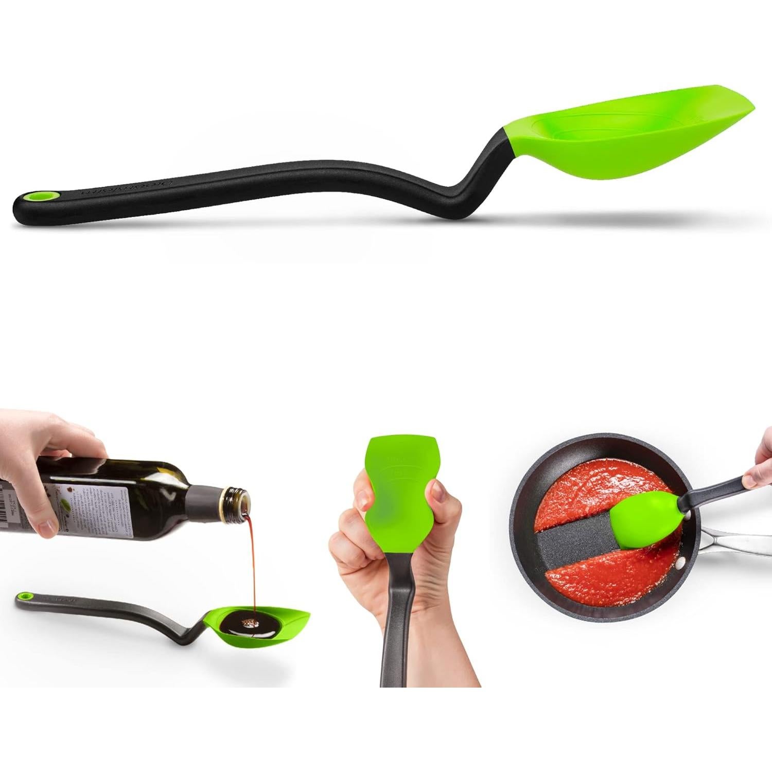 Cuchara de Silicona Dreamfarm Supoon 28 cm Antiadherente Verde