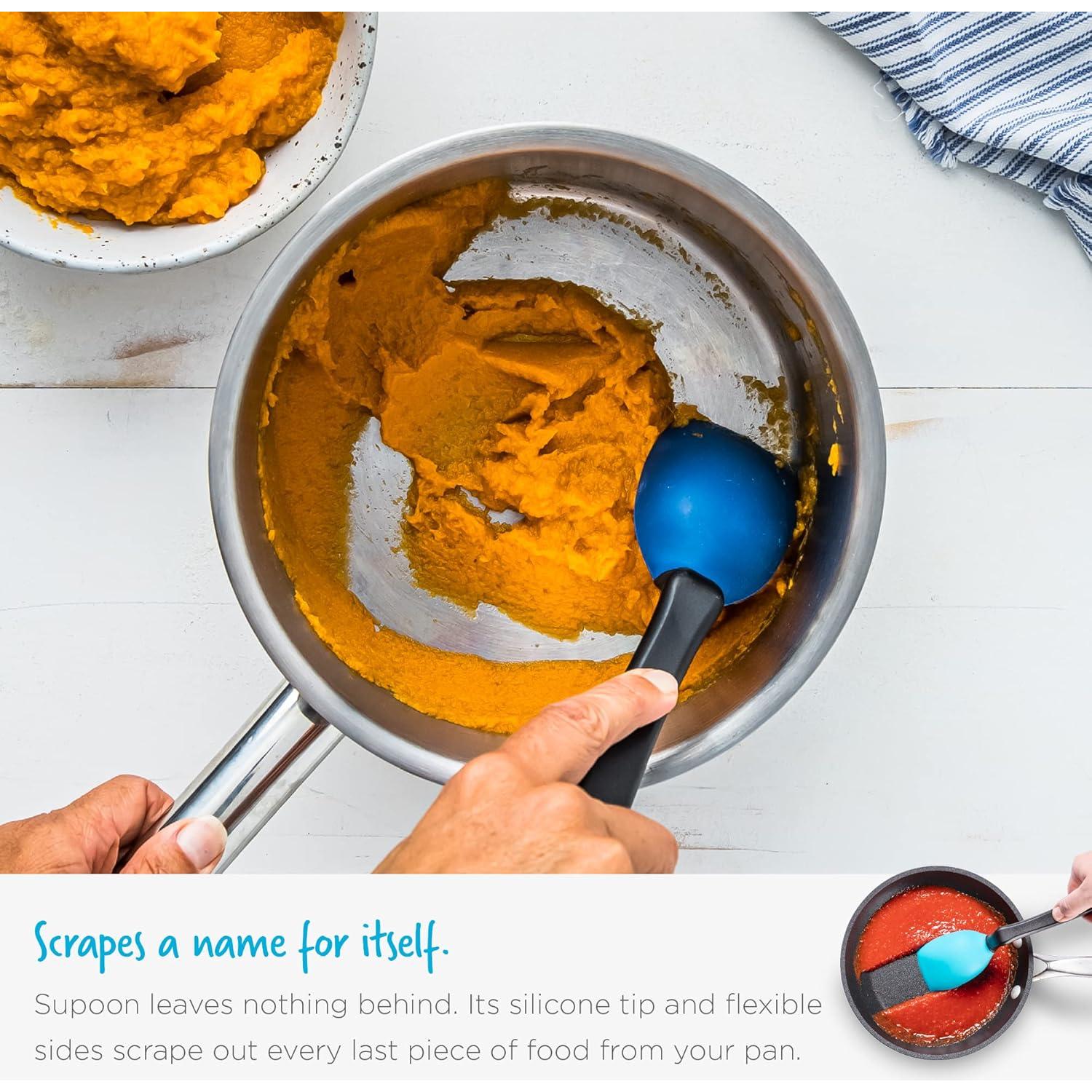 Cuchara de Silicona Antiadherente Dreamfarm 5ml y 15ml Naranja