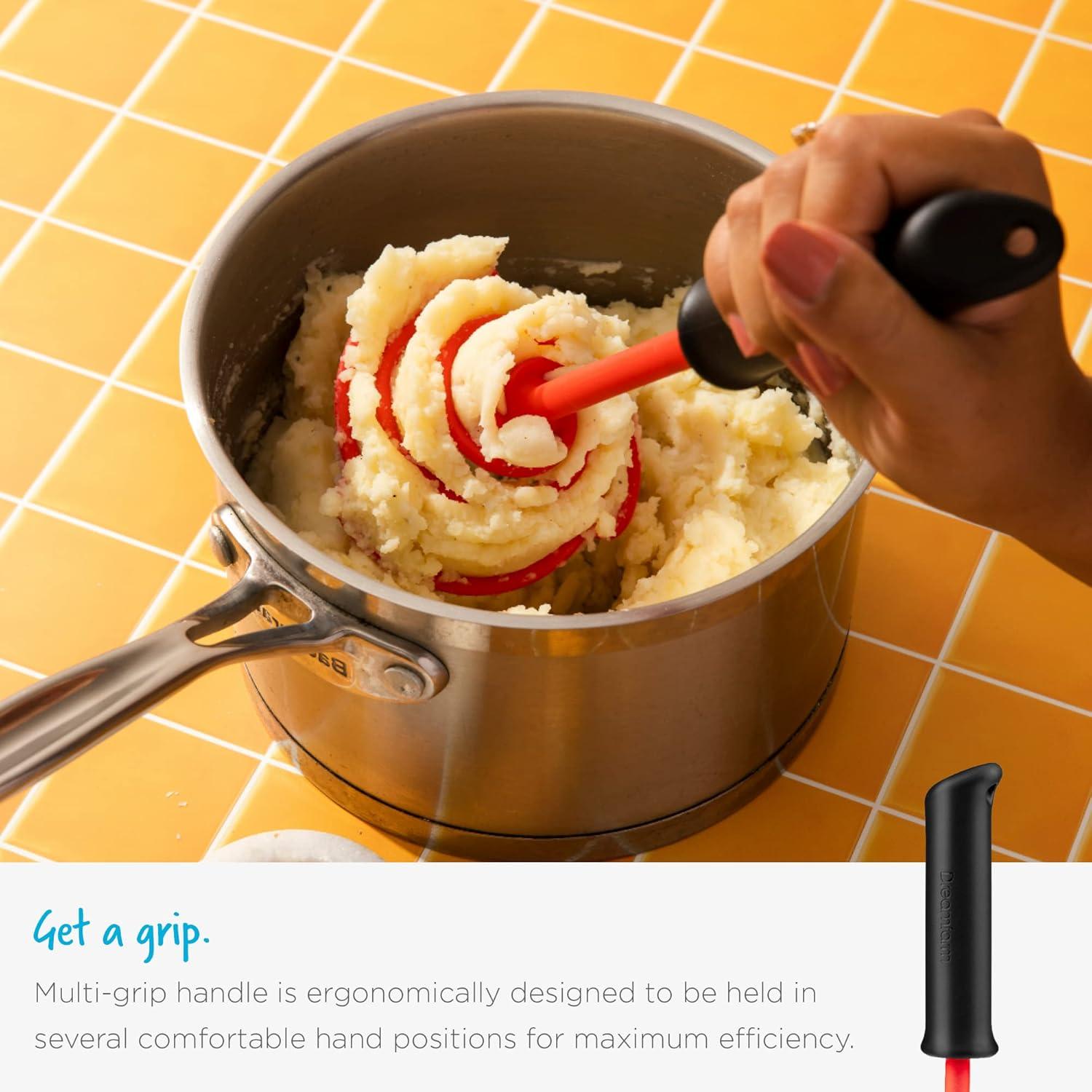 Aplastador de Verduras Dreamfarm Smood Lite Negro 19.8cm