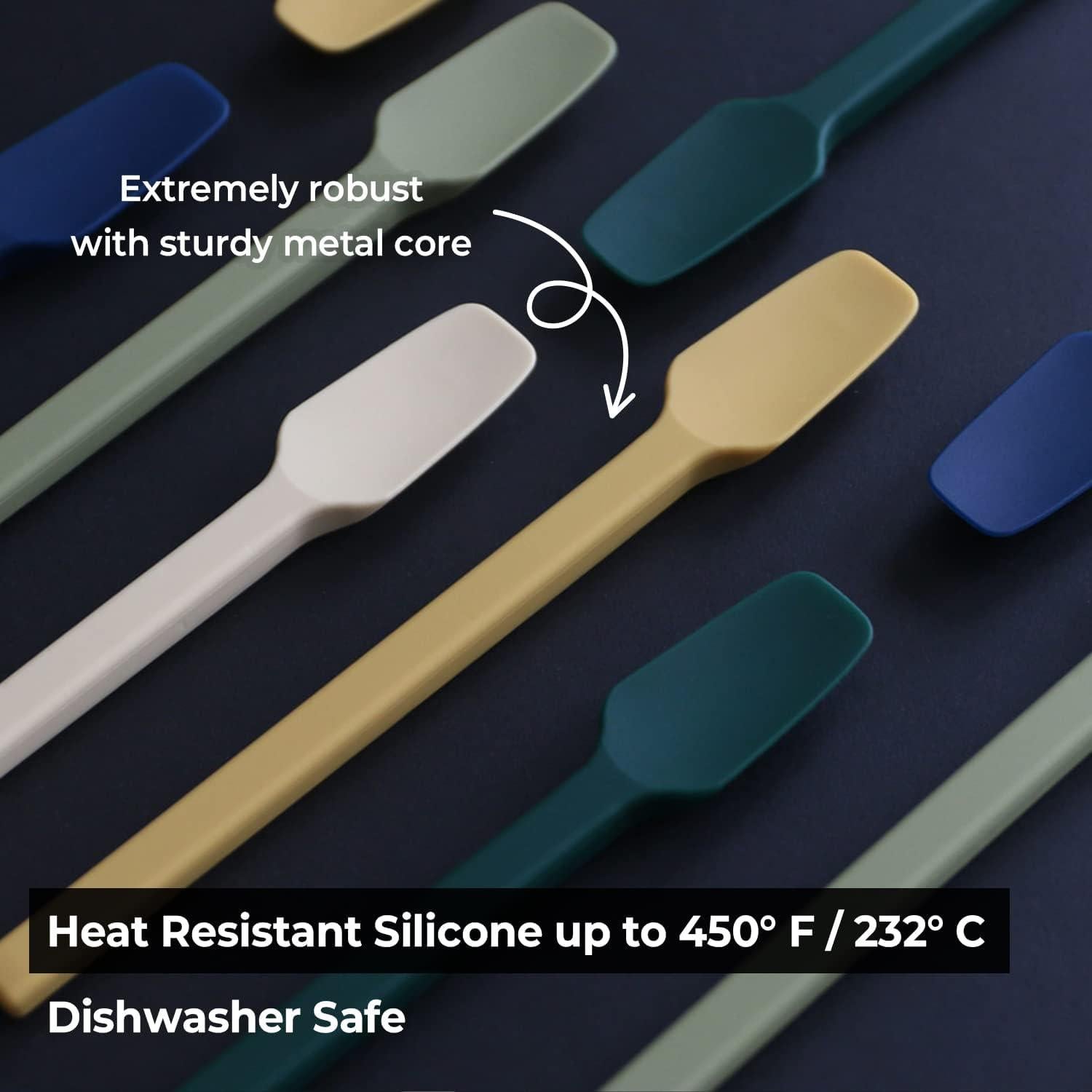 Cuchara de Silicona Mini Carrotez Verde Profundo 18.5 cm