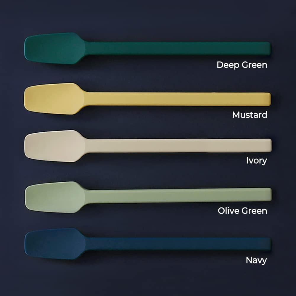 Cuchara de Silicona Mini Carrotez Verde Profundo 18.5 cm