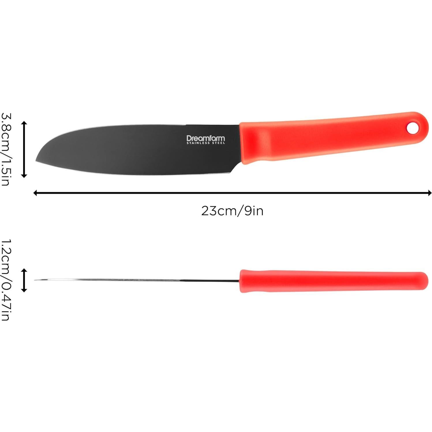 Cuchillo de Pelar Dreamfarm DFKD5127 Acero Inoxidable Rojo
