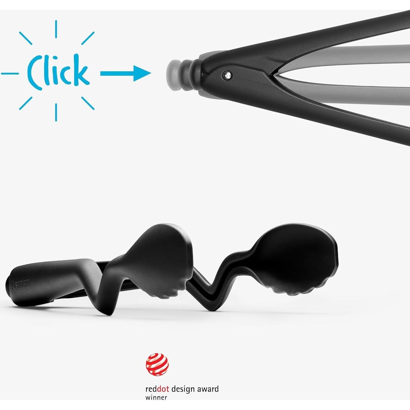 Pinzas de cocina Dreamfarm Clongs Lite 26.67 cm Nylon Negro