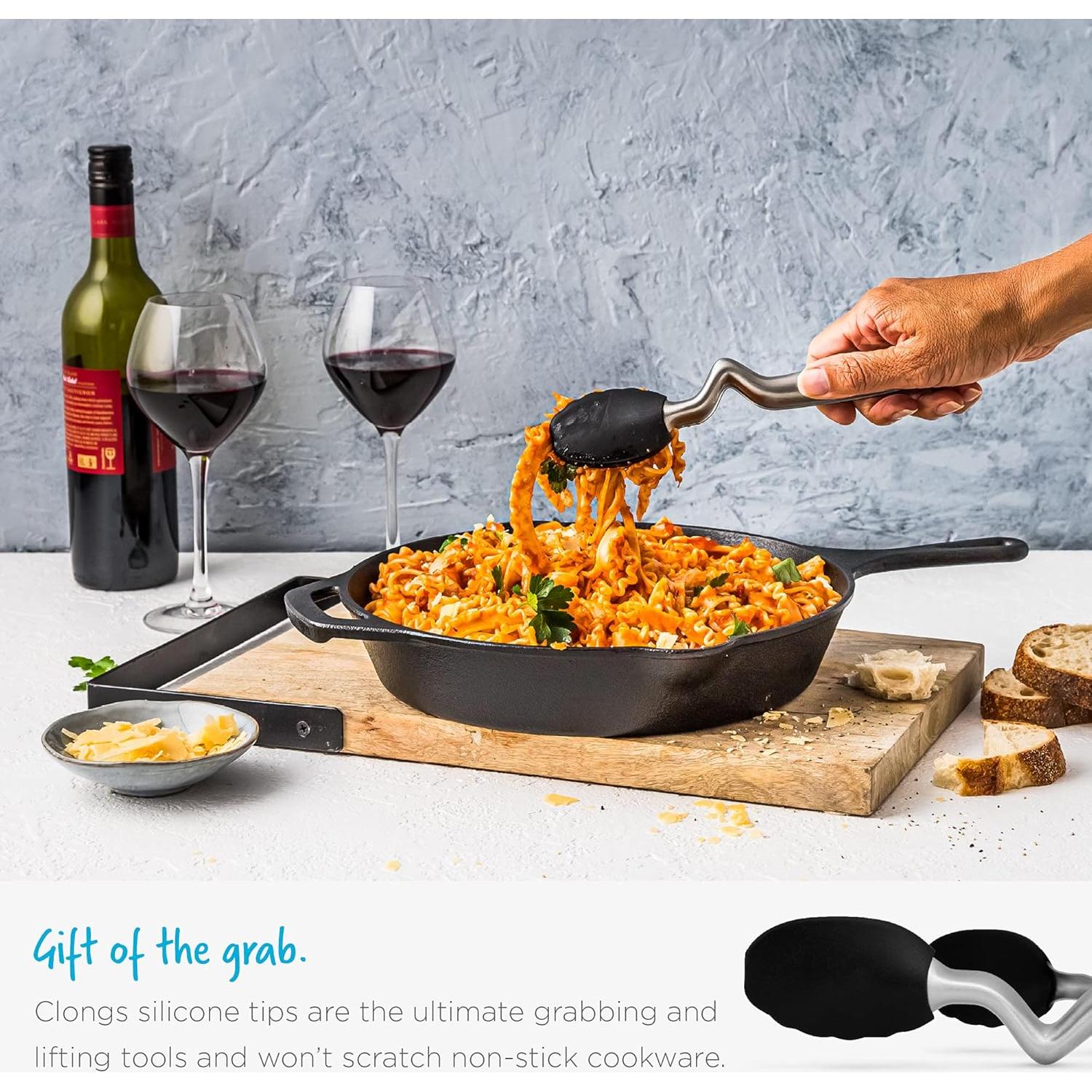 Pinzas de Cocina Dreamfarm Clongs 31.5 cm Silicona y Acero Inoxidable