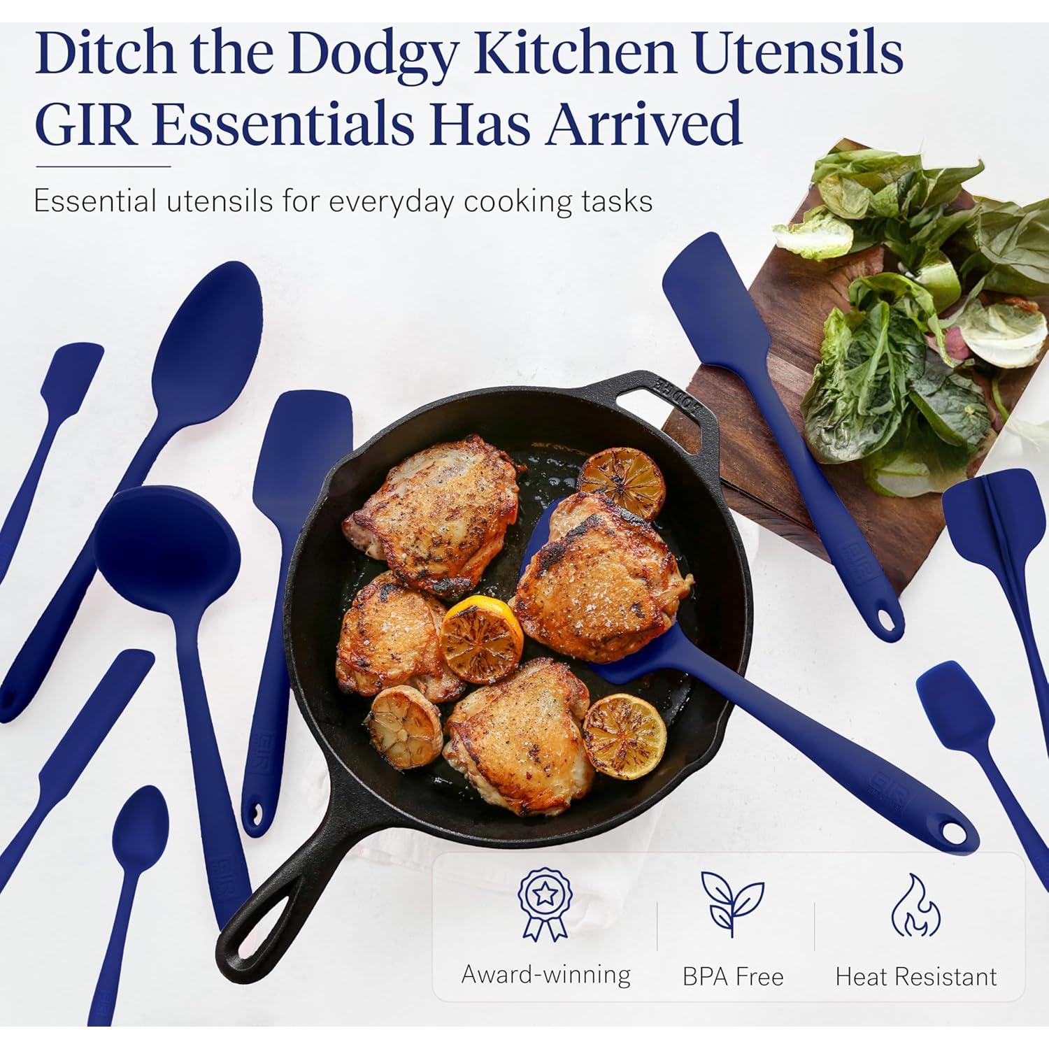 Set de Utensilios de Cocina de Silicona 10 Piezas Consíguelo Bien - Azul Real