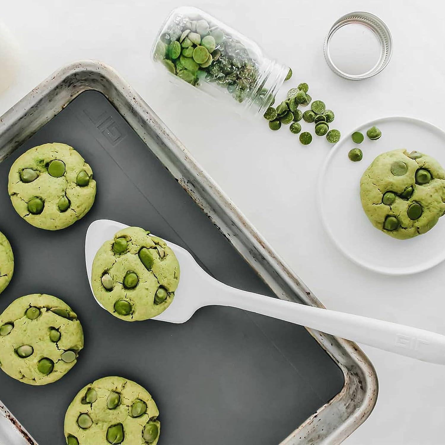 Espátula de Silicona GIR 33 cm Resistente al Calor Salvia