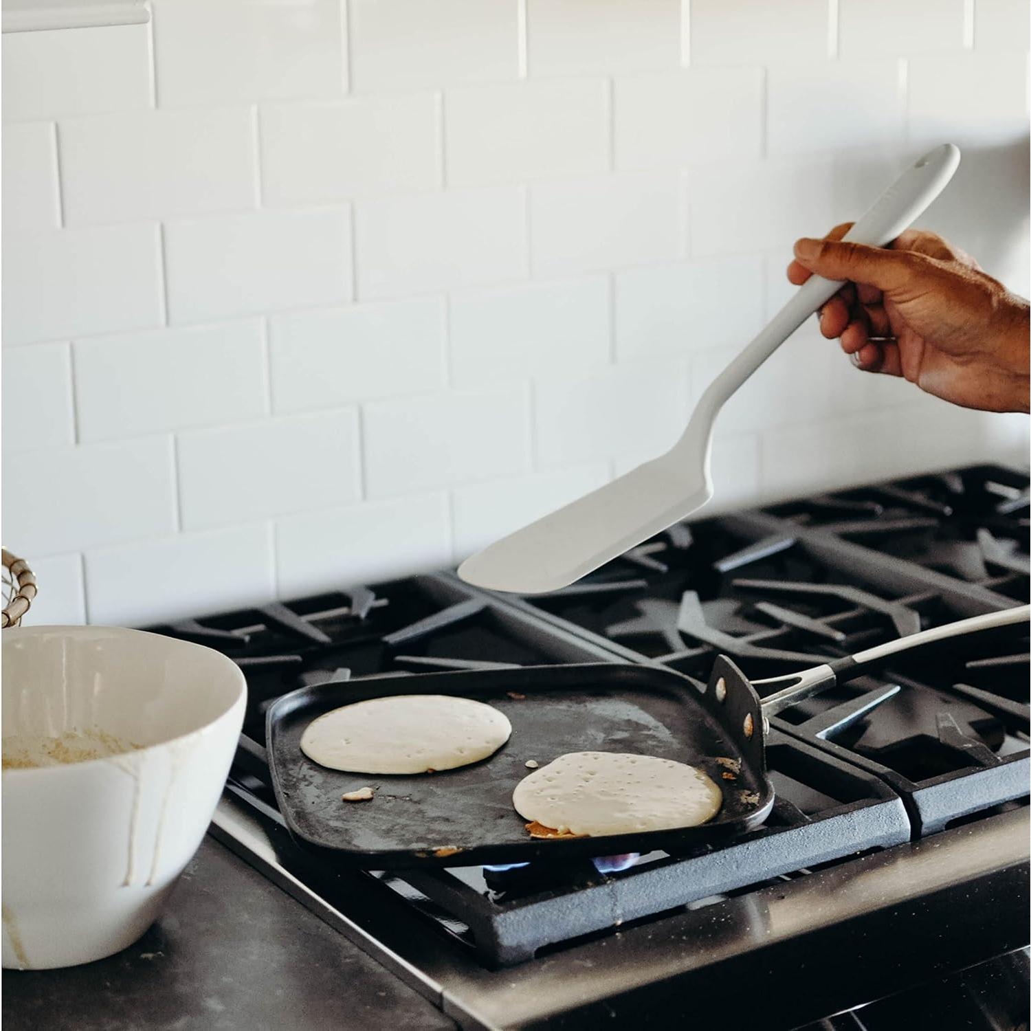 Espátula de Silicona GIR 33 cm Resistente al Calor Salvia