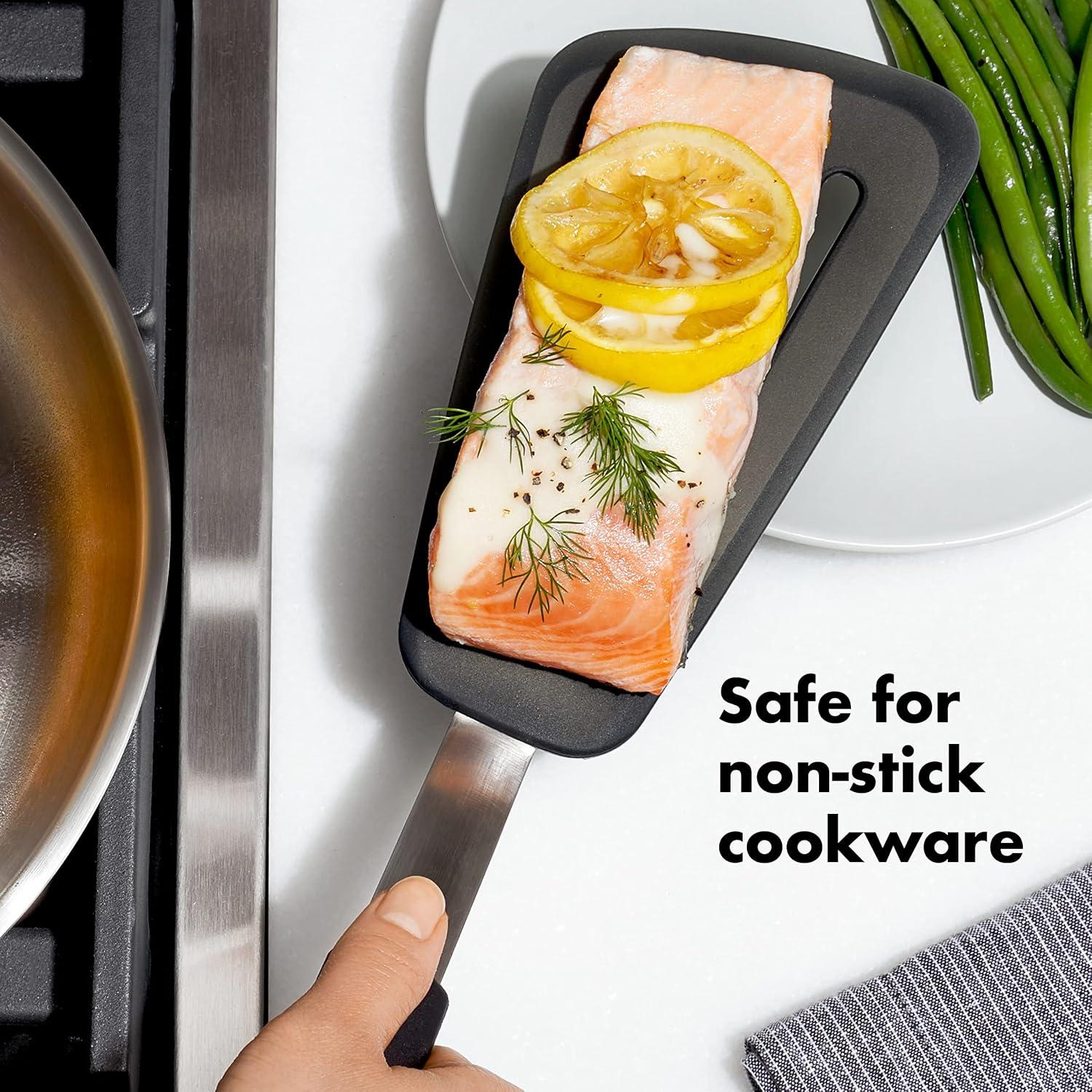 Espátula Flexible de Silicona OXO Good Grips Negra 34.3 cm