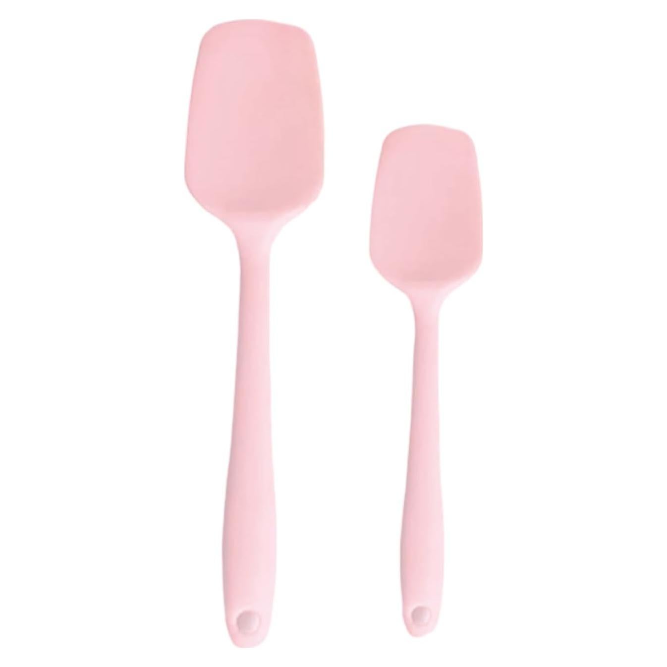 Set de Cucharas Espátulas de Silicona Clean & Pure Rosa