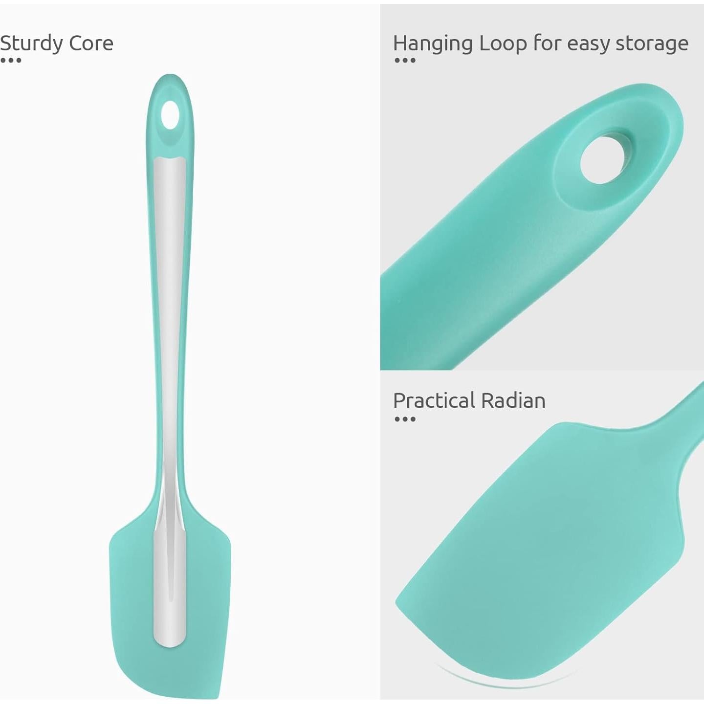 Espátula Grande de Silicona U-Taste 28.9cm Resistente al Calor 315°C