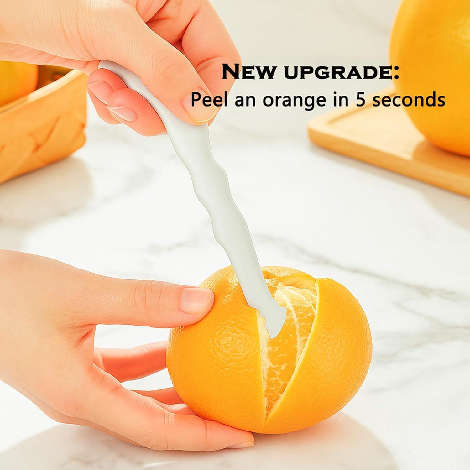 Pelador de Cítricos Iziusy de Acero Inoxidable - 2 Piezas