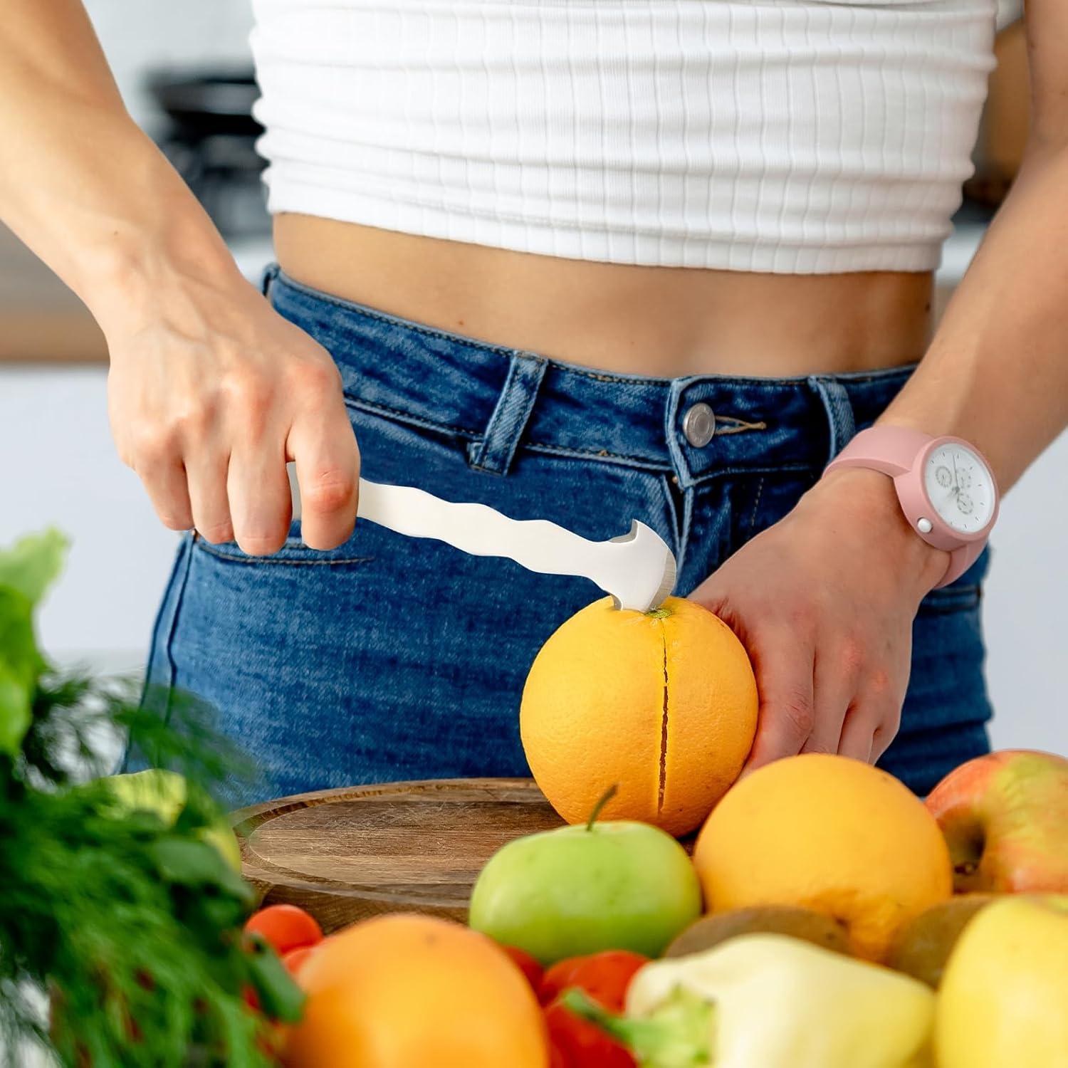 Pelador de Cítricos Iziusy de Acero Inoxidable - 2 Piezas