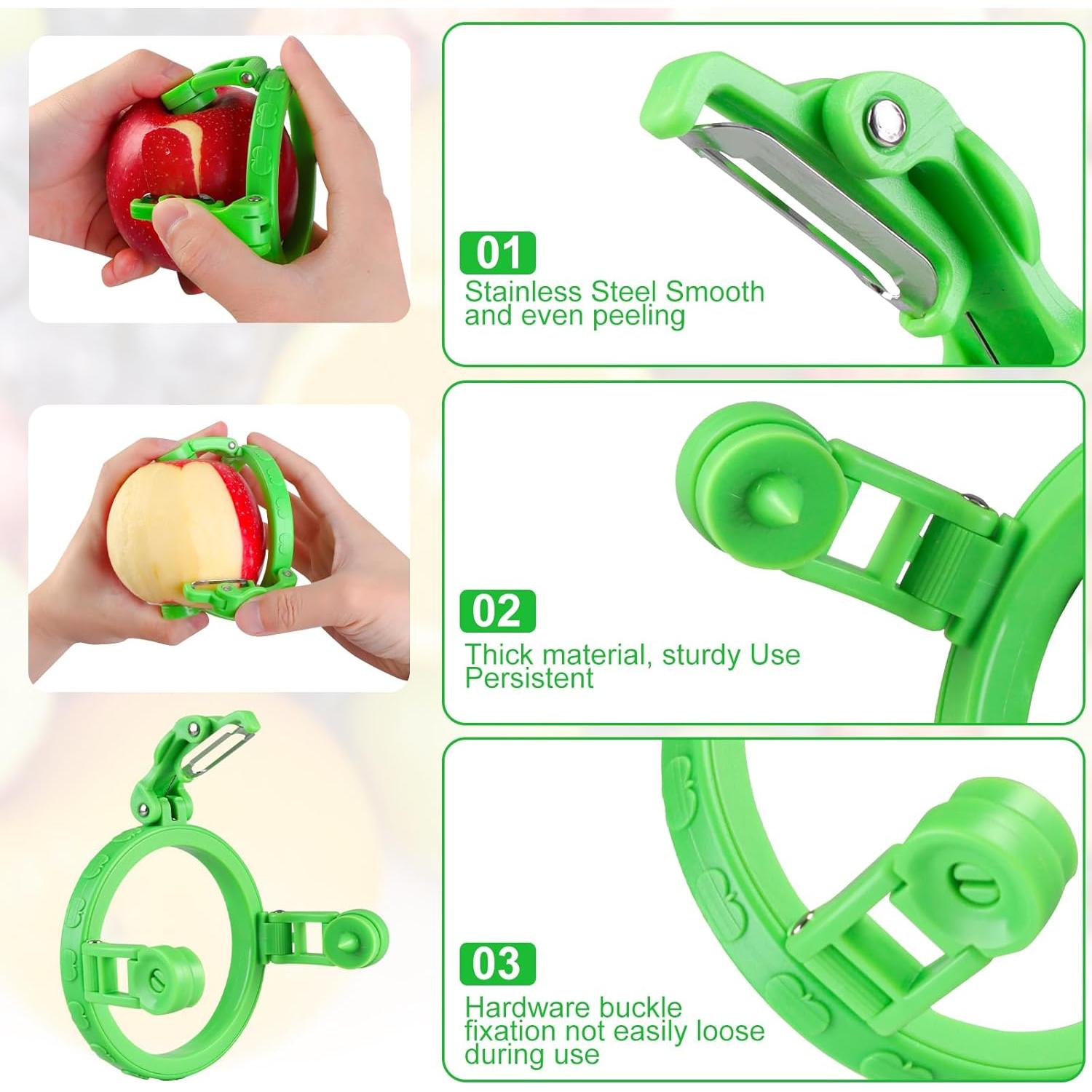 Pelador de Manzana Portátil Genérico con Hoja de Acero Inoxidable