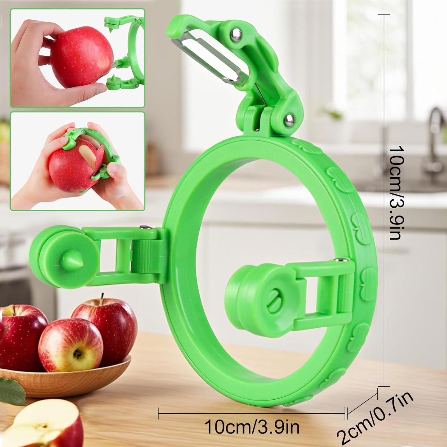 Pelador de Manzana Portátil Genérico con Hoja de Acero Inoxidable