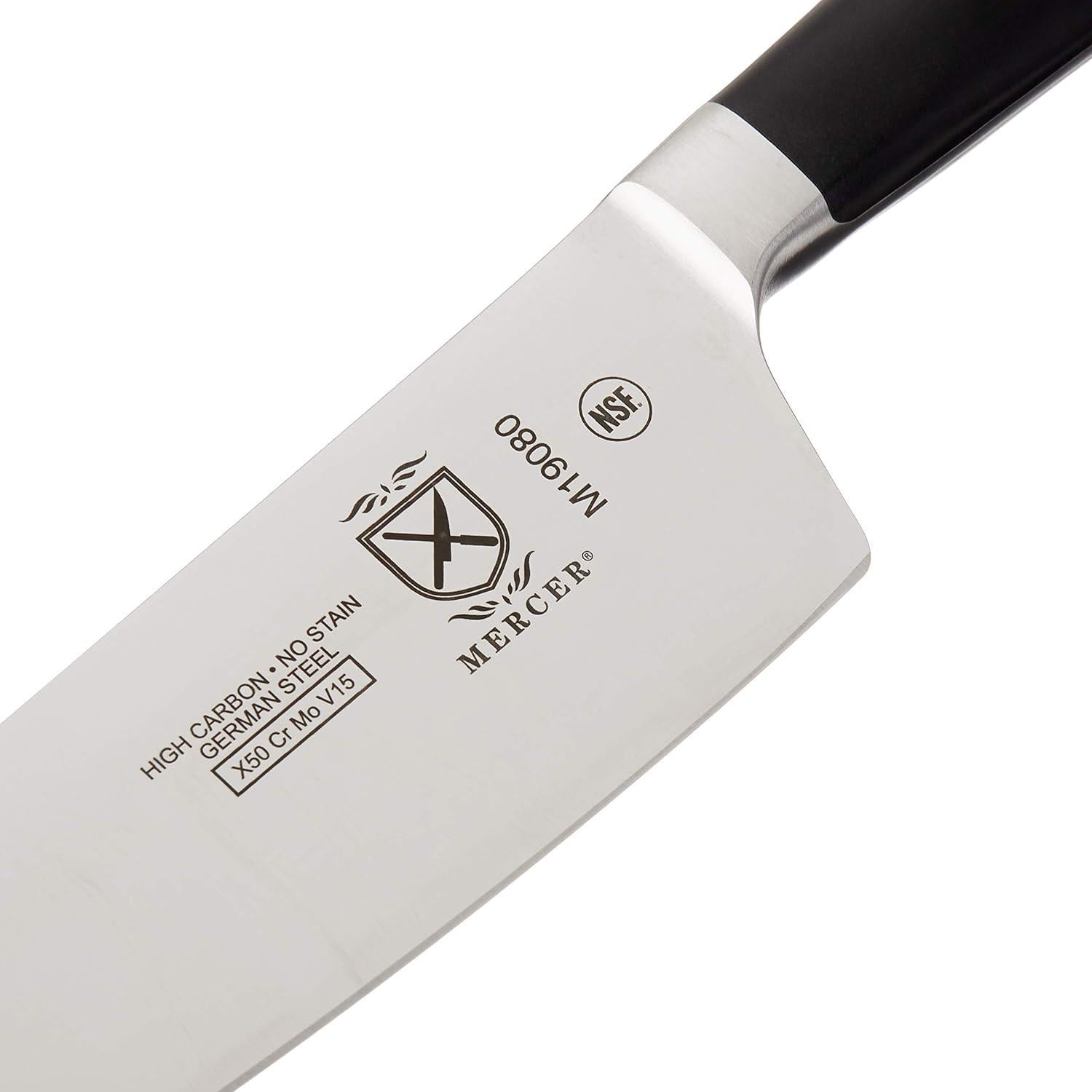 Cuchillo de Chef Forjado Mercer Culinary Züm 20.32 cm Negro