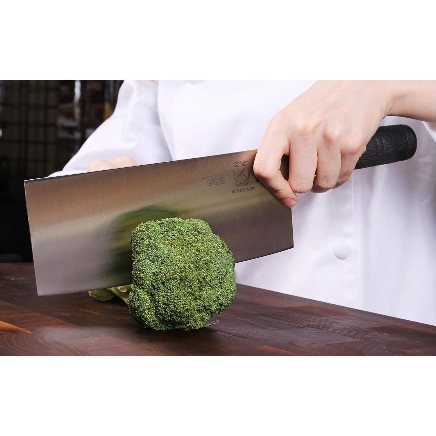 Cuchillo de Chef Chino Mercer 20.32 cm Mango Santoprene