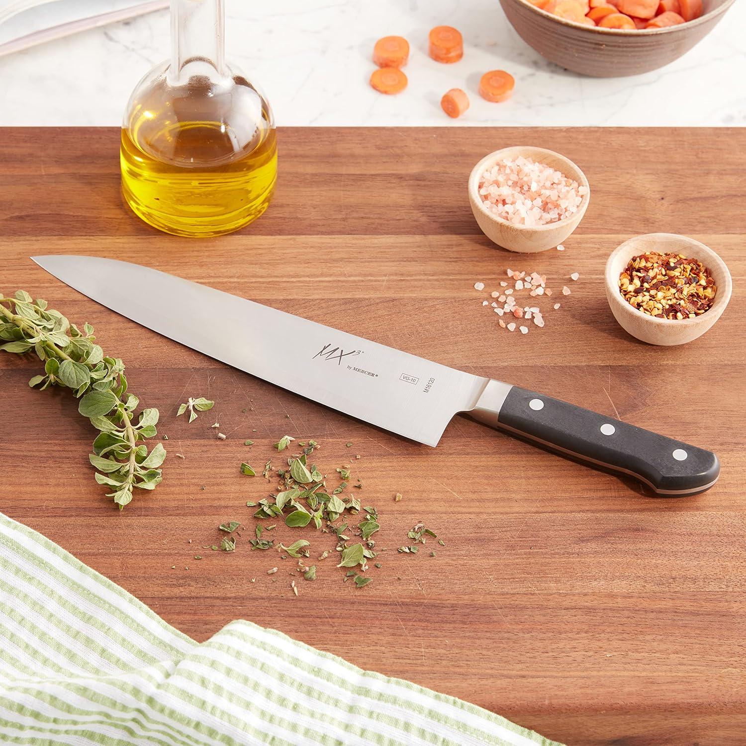 Cuchillo de Chef Gyuto Mercer Culinary MX3 240mm Acero VG-10