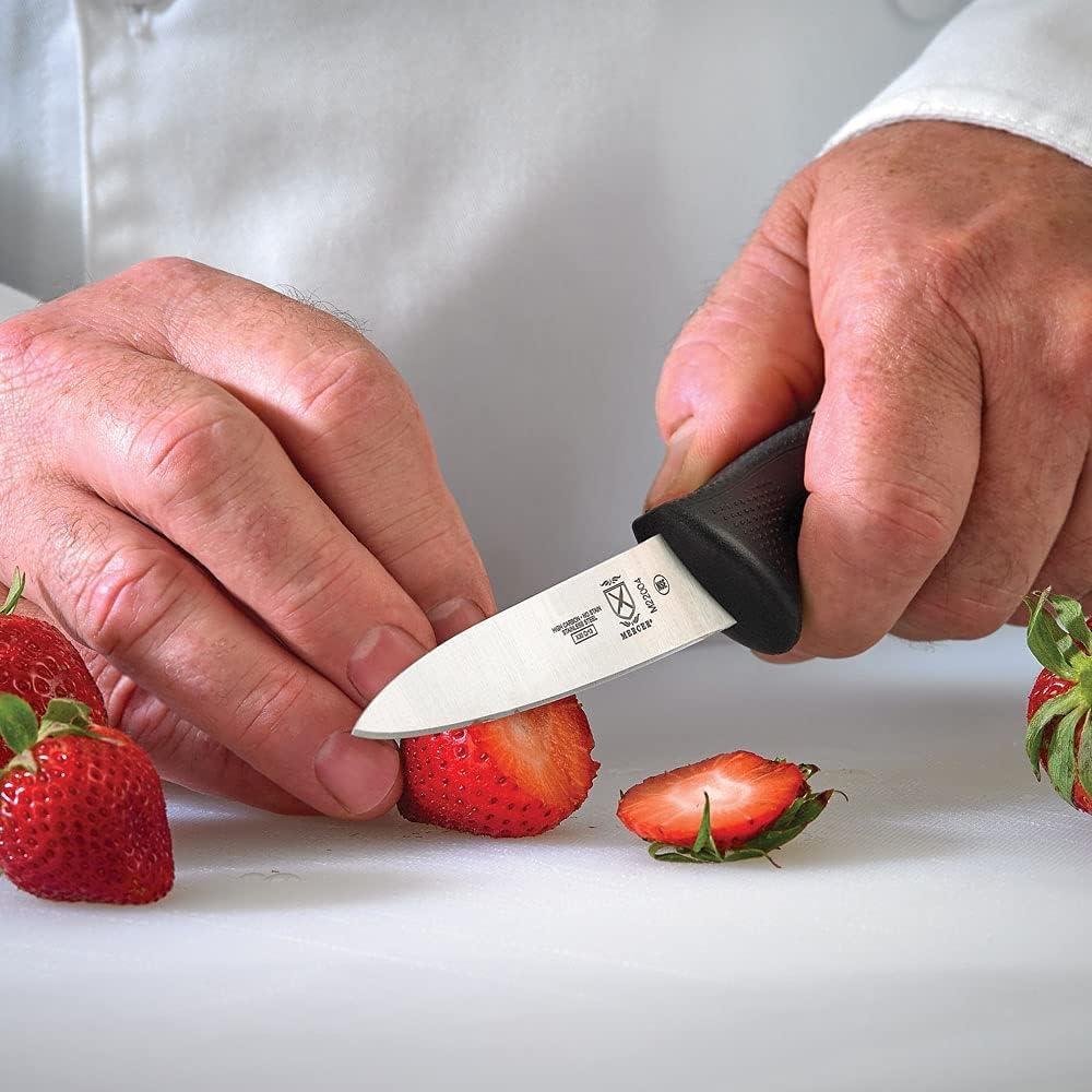 Cuchillo de Pelar Mercer Culinary M22004 10.16 cm Mango Negro