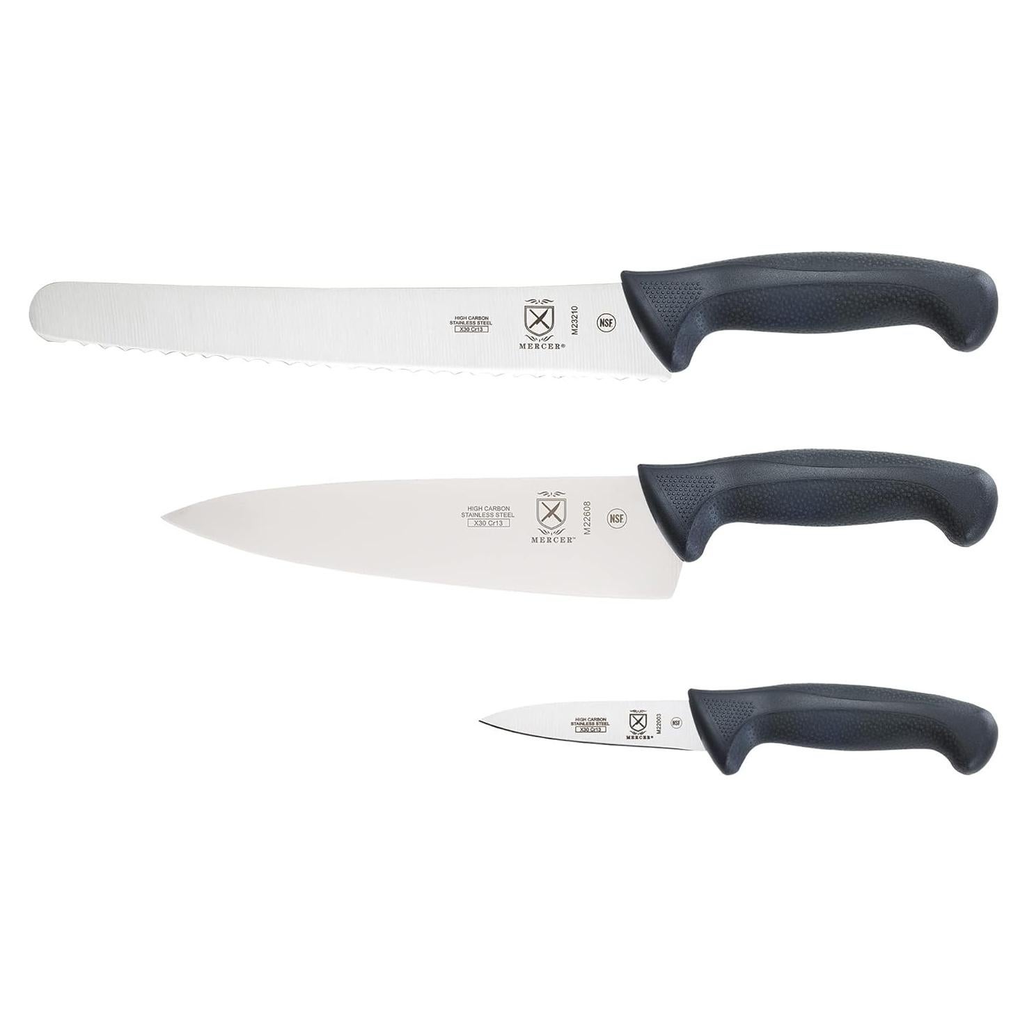 Conjunto de Cuchillos de Cocina Mercer Culinary Millennia 3 Piezas