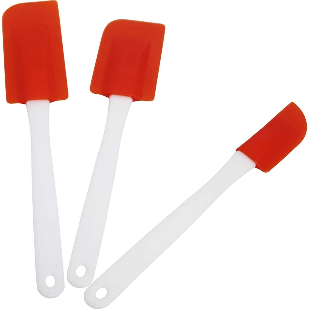 Juego de Espátulas de Plástico IMUSA 3 Piezas Naranja