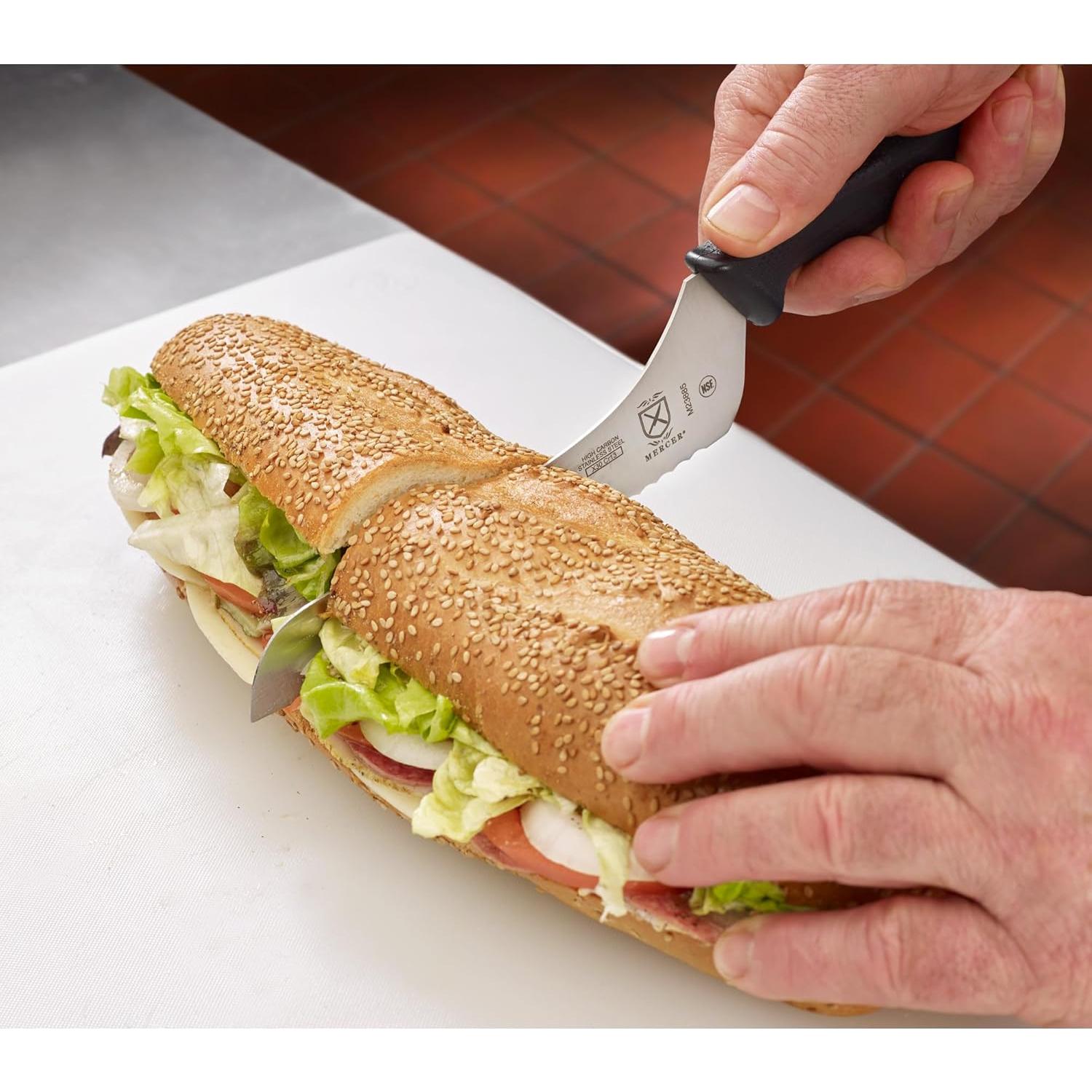 Cuchillo de Pan Offset Mercer Culinary Millennia 18 cm