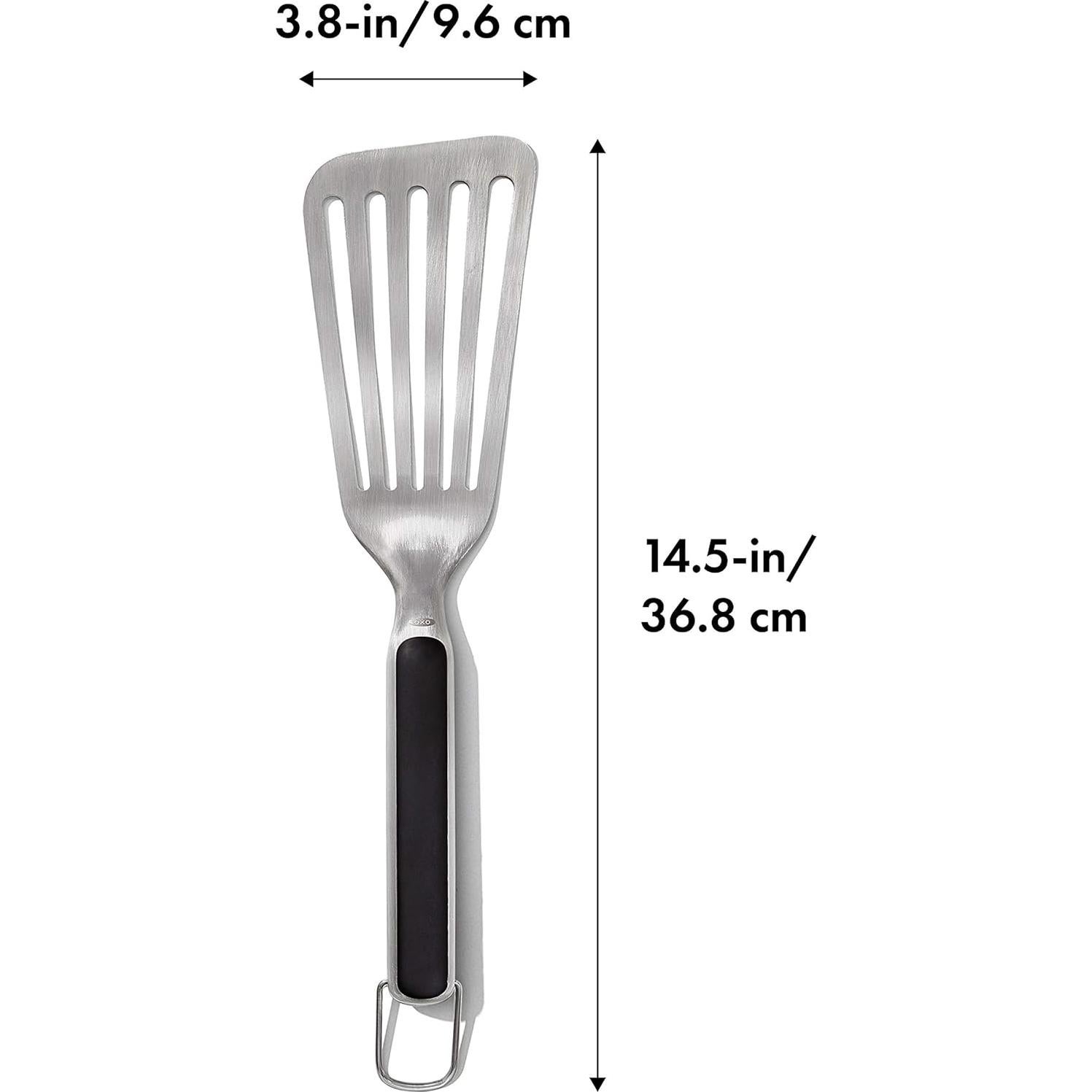 Espátula de Precisión OXO Good Grips Acero Inoxidable Negra