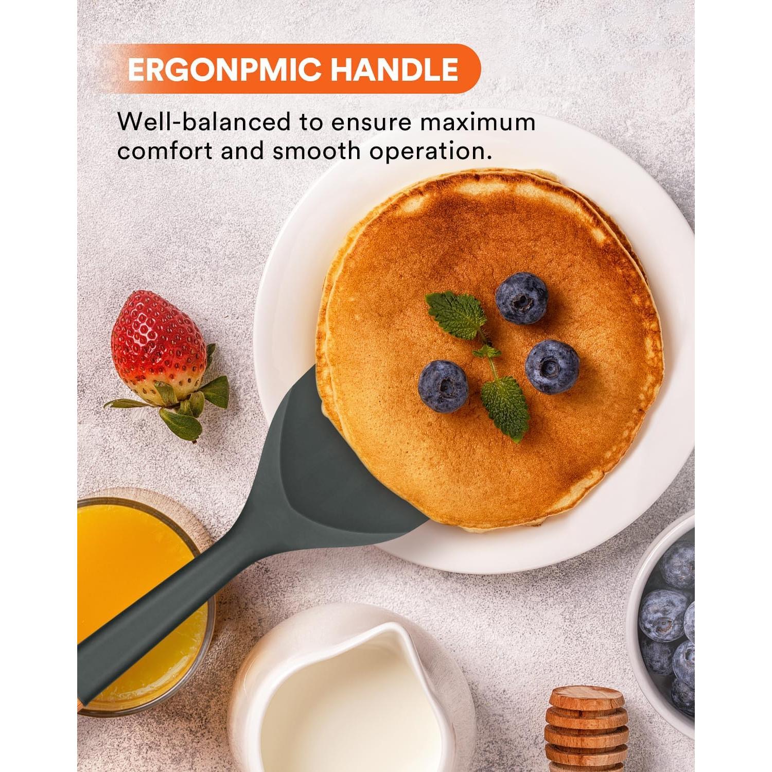 Espátula de Silicona Badiano 33.5 cm Antiadherente Gris