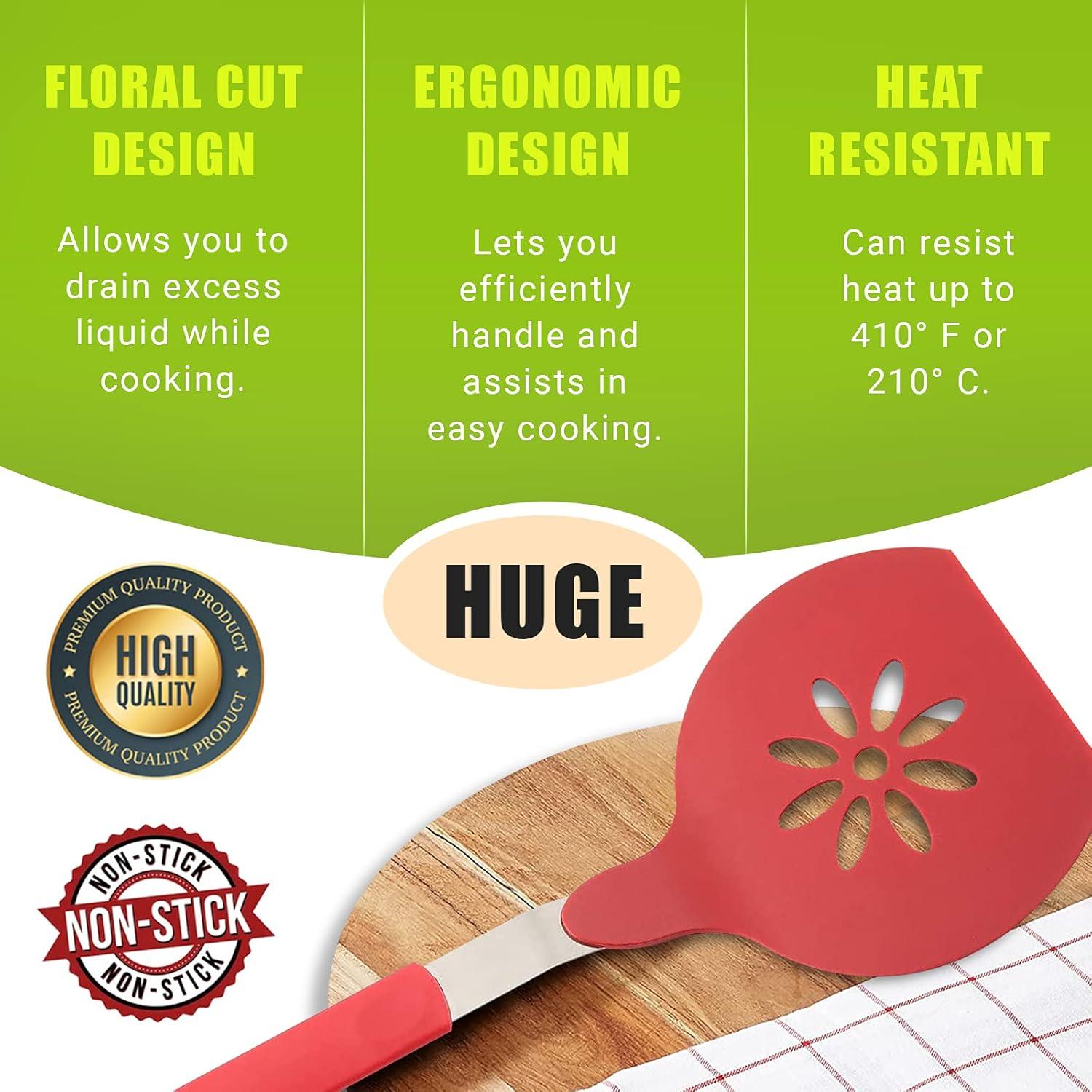 Espátula Jumbo de Nylon Homi Styles - Antiadherente 38.1x16.5cm