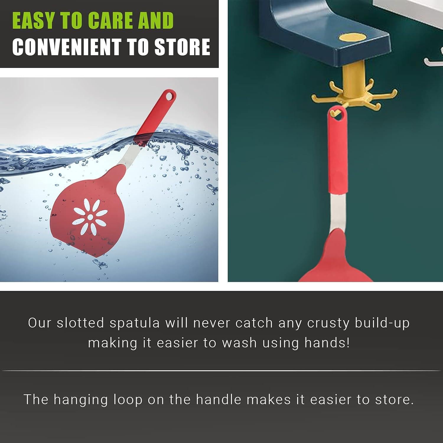 Espátula Jumbo de Nylon Homi Styles - Antiadherente 38.1x16.5cm