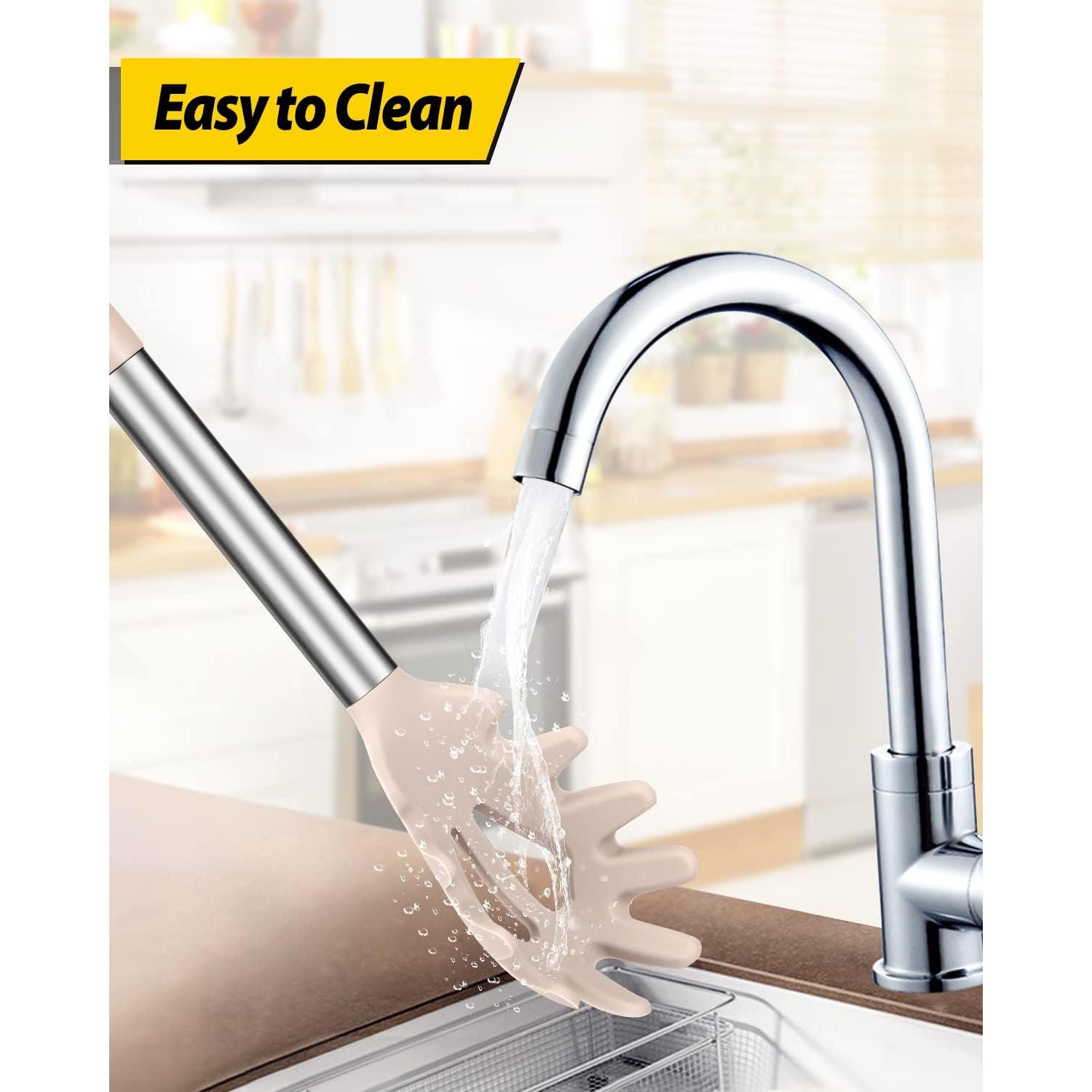 Juego de Cuchara y Cucharón de Silicona BUNDLEPRO 2 Piezas