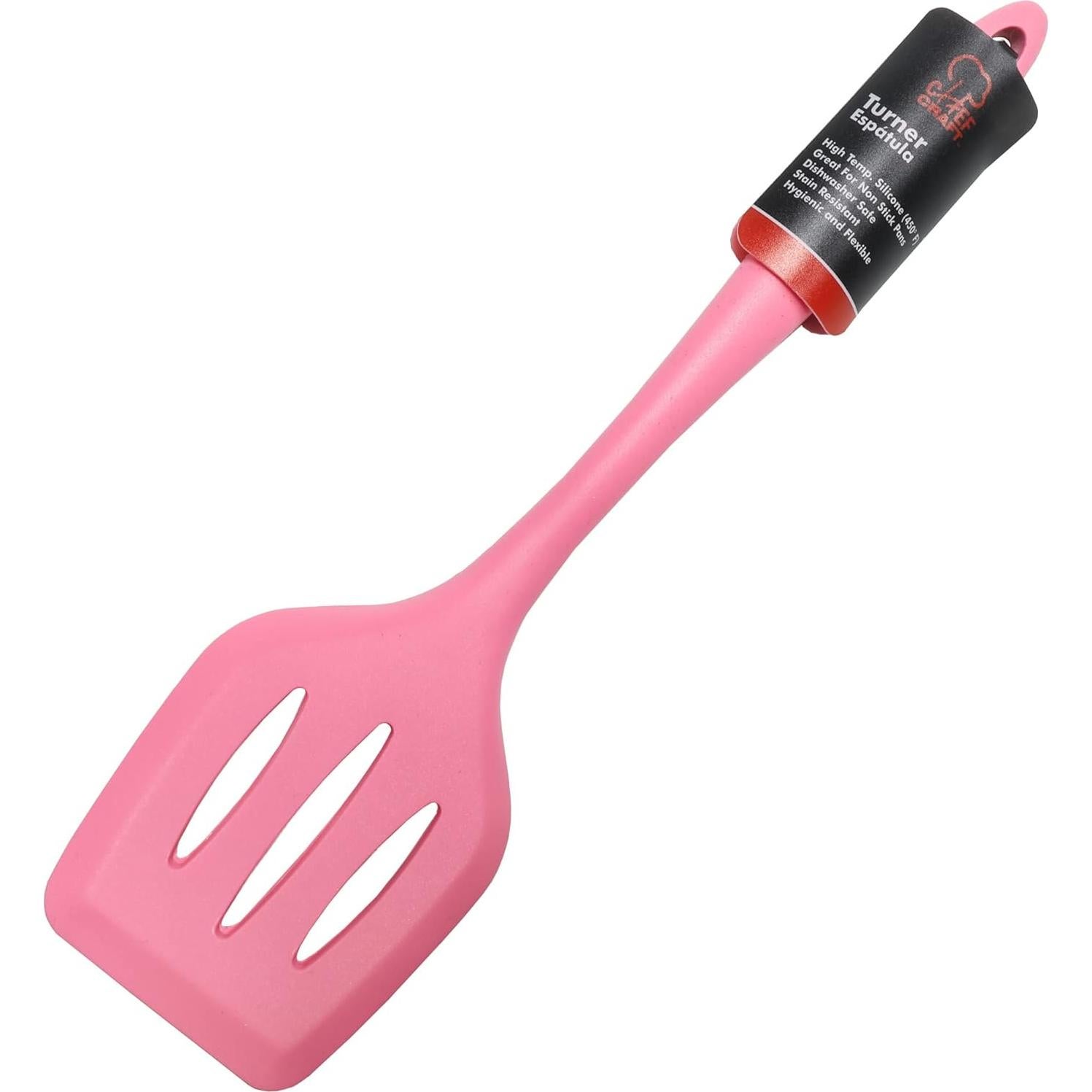 Espátula de Silicona Chef Craft 29.85 cm Rosa Antiadherente
