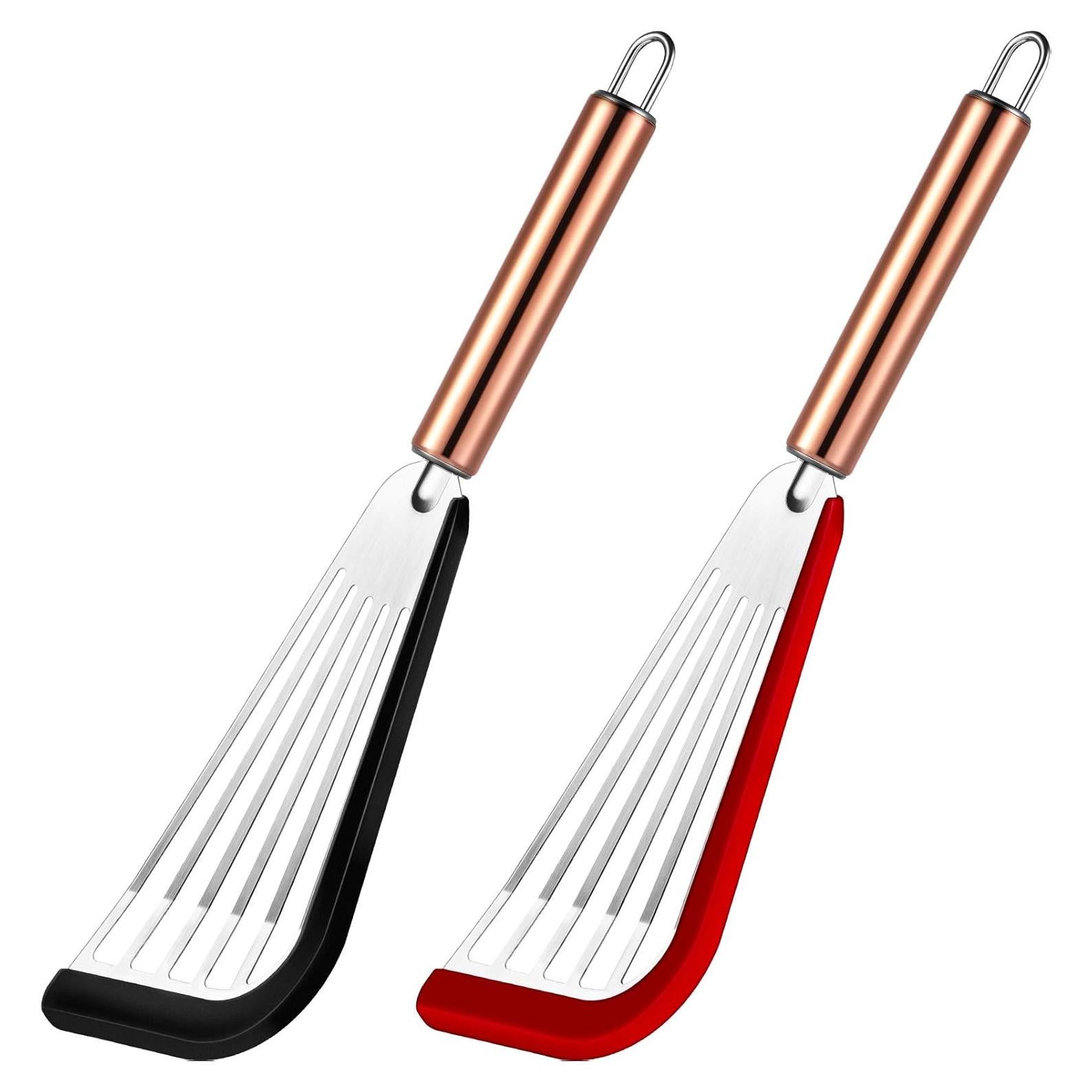 Espátula Ranurada Flexible Boao de Acero Inoxidable 30 cm