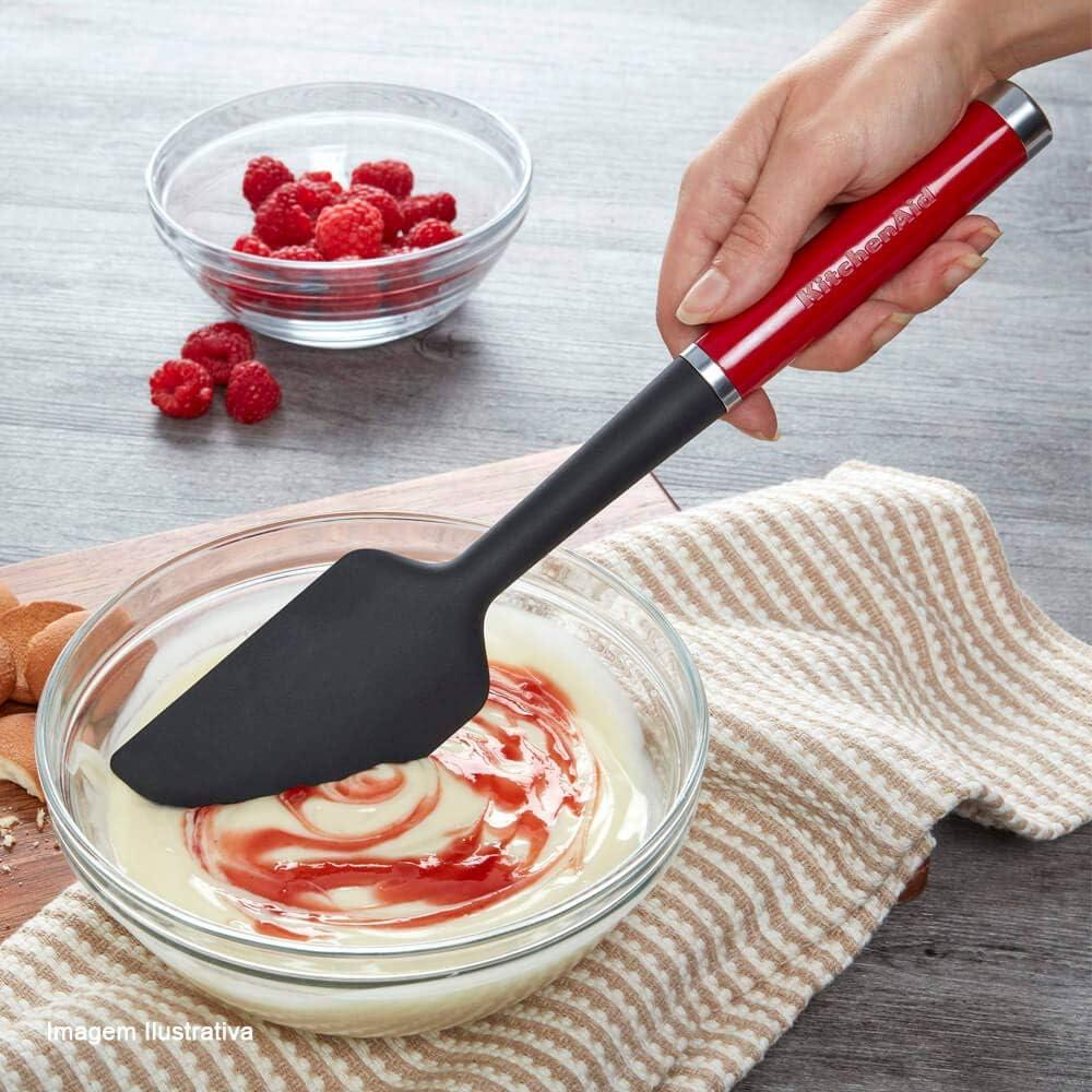 Espátula de Raspar KitchenAid Rojo 30cm Silicona Resistente