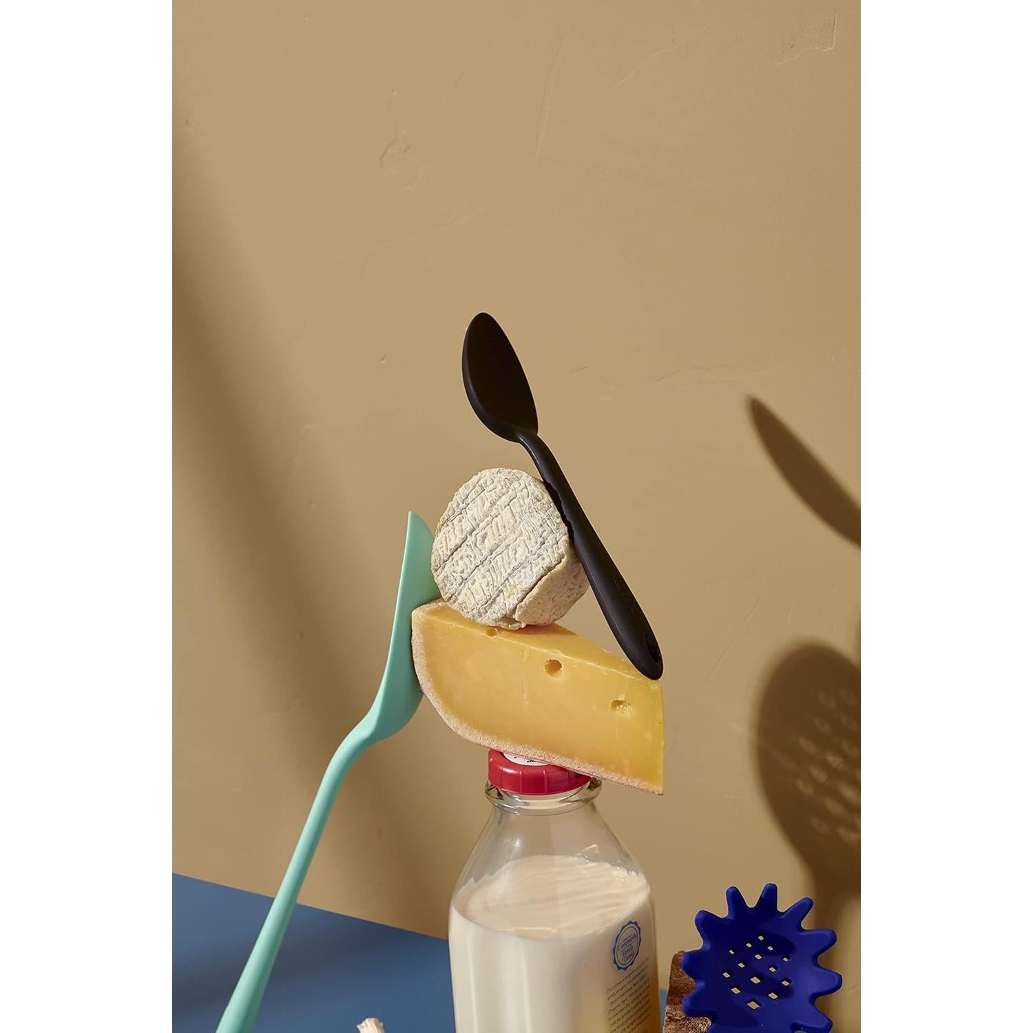 Cuchara de Silicona Perforada GIR 33 cm Roja - Utensilio de Cocina