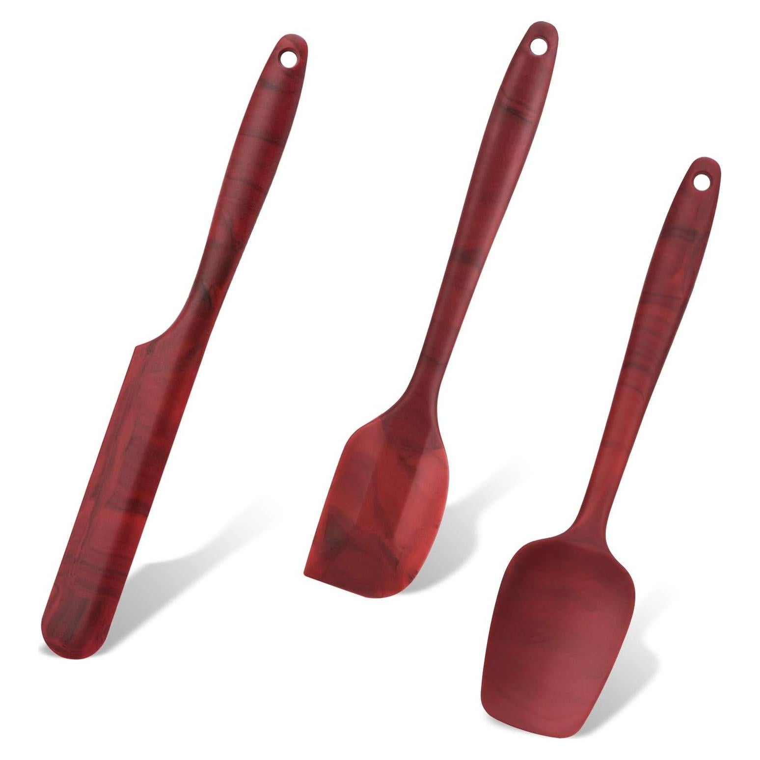 Juego de Espátulas de Silicona DOSMAMZ 3 Piezas Antiadherentes