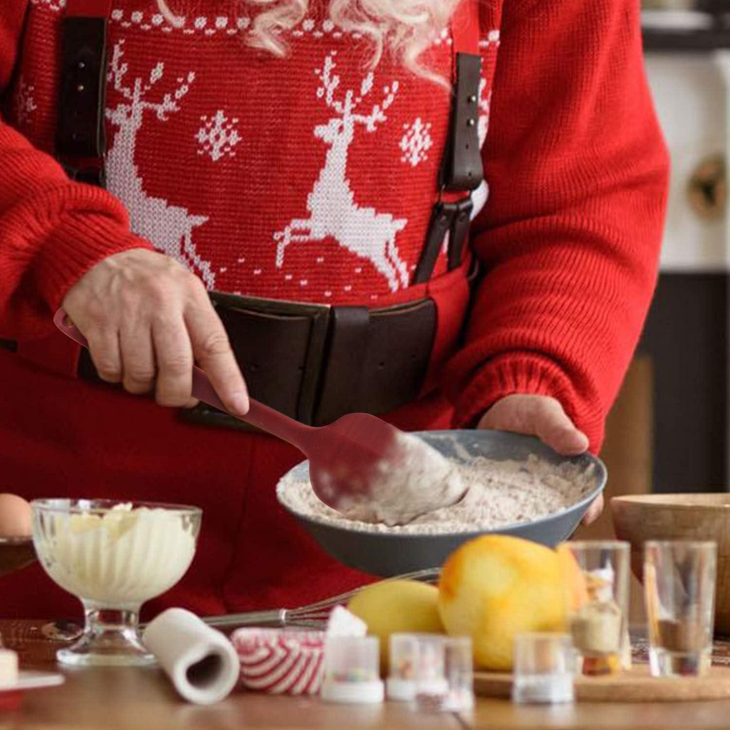 Juego de Espátulas de Silicona DOSMAMZ 3 Piezas Antiadherentes