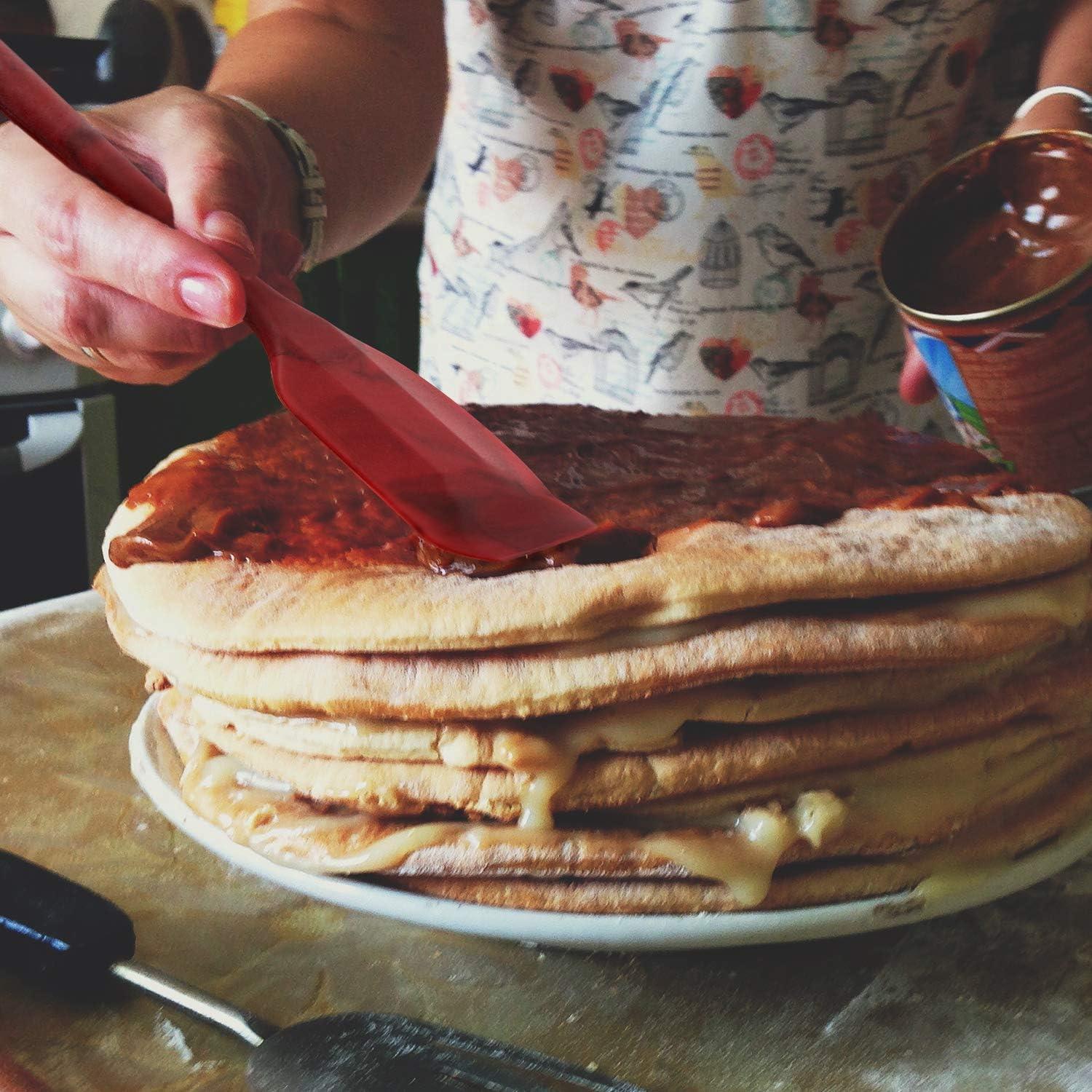Juego de Espátulas de Silicona DOSMAMZ 3 Piezas Antiadherentes