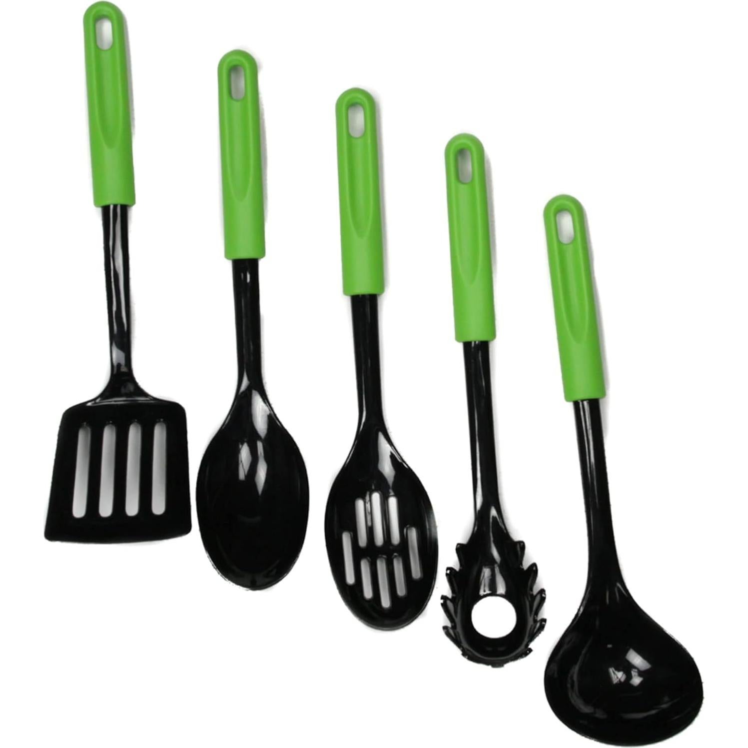 Espátula de Nylon Chef Craft 29.2 cm Verde, Resistente al Calor