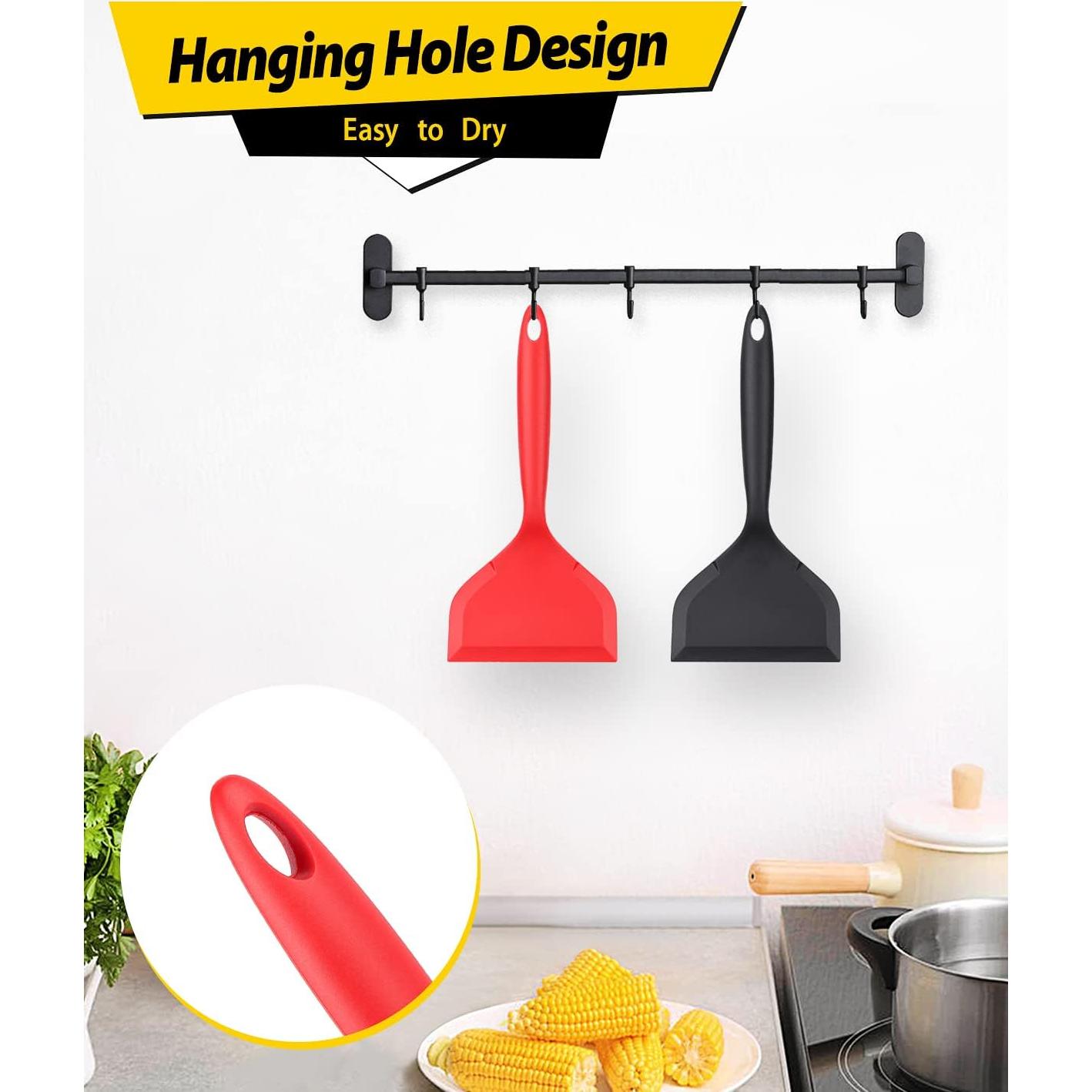 Paquete de 2 Espátulas de Silicona BUNDLEPRO Antiadherentes