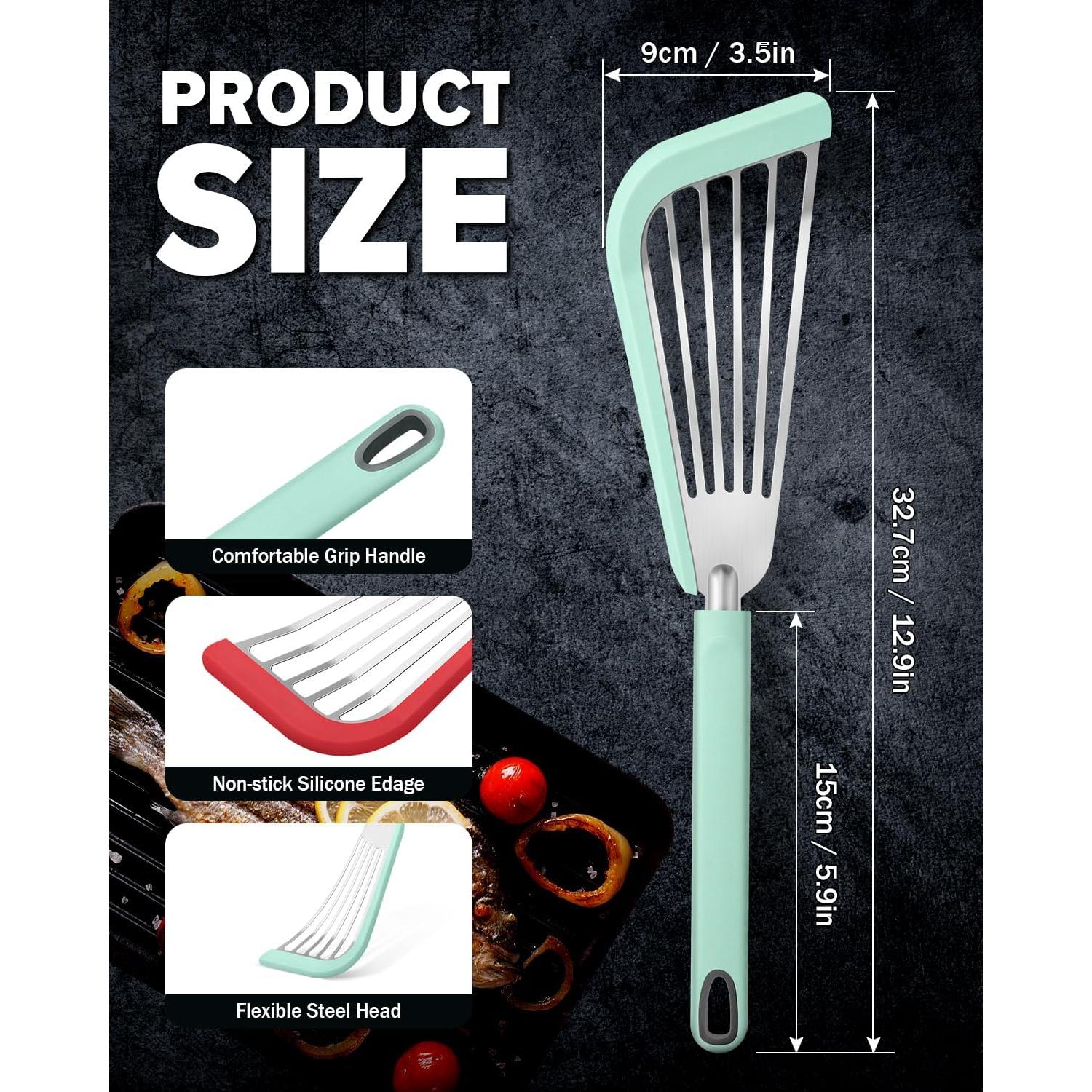 Juego de 2 espátulas de pescado DaiRen Kitchen 33 cm