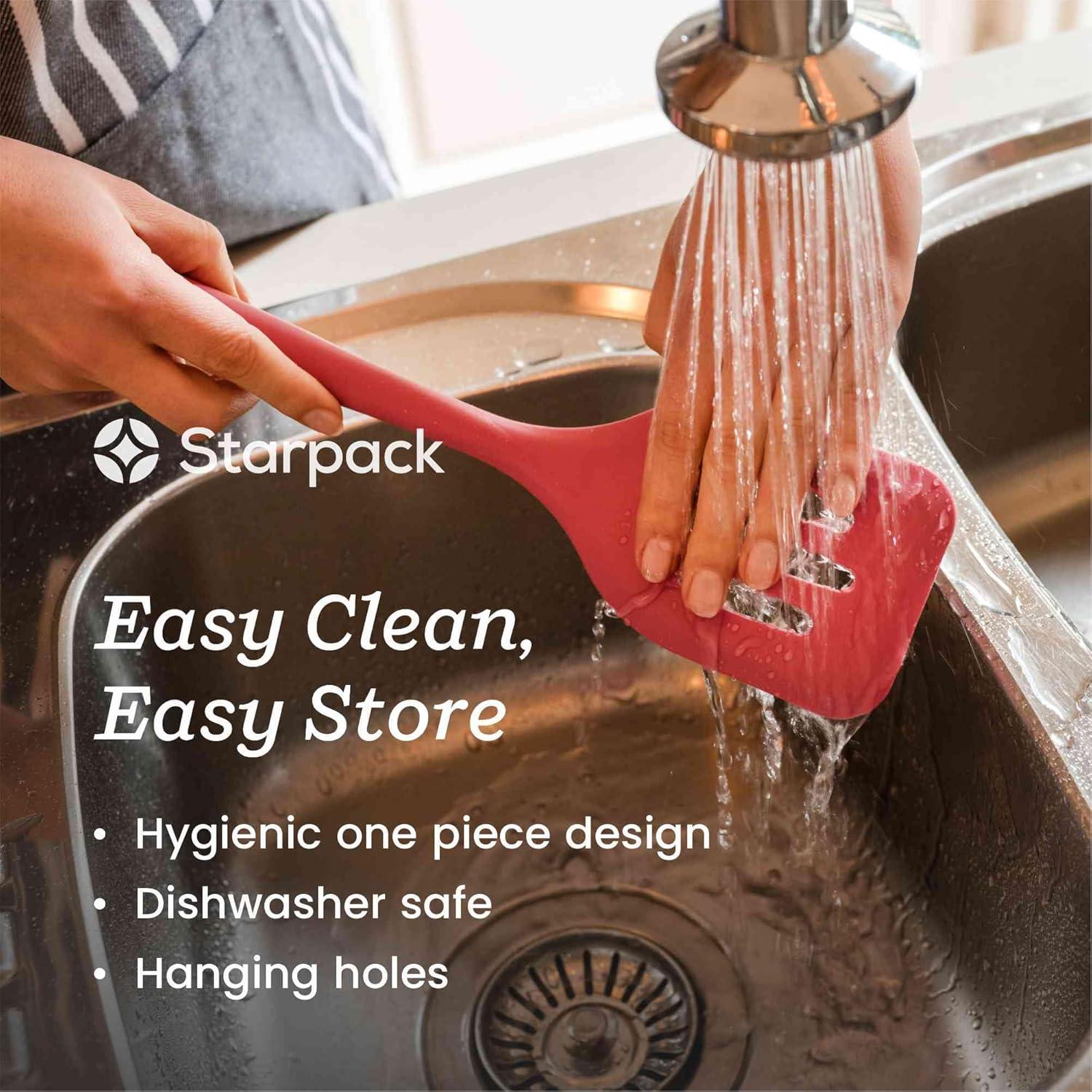 Espátula de Silicona StarPack Head Turner 29 cm Rosa Terroso