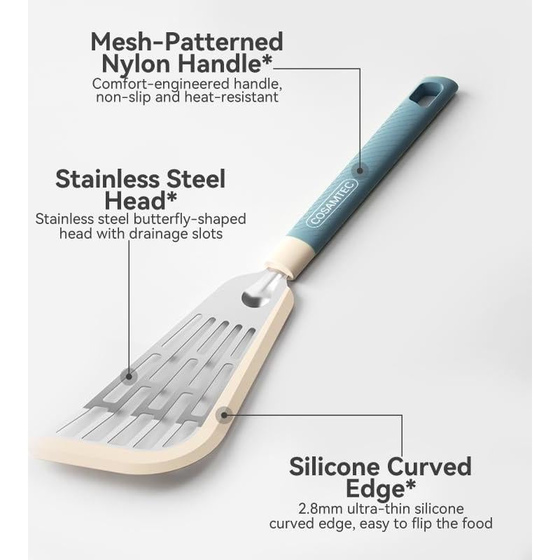 Espátula de Silicona Cosamtec 31.75 cm Mariposa Antiadherente