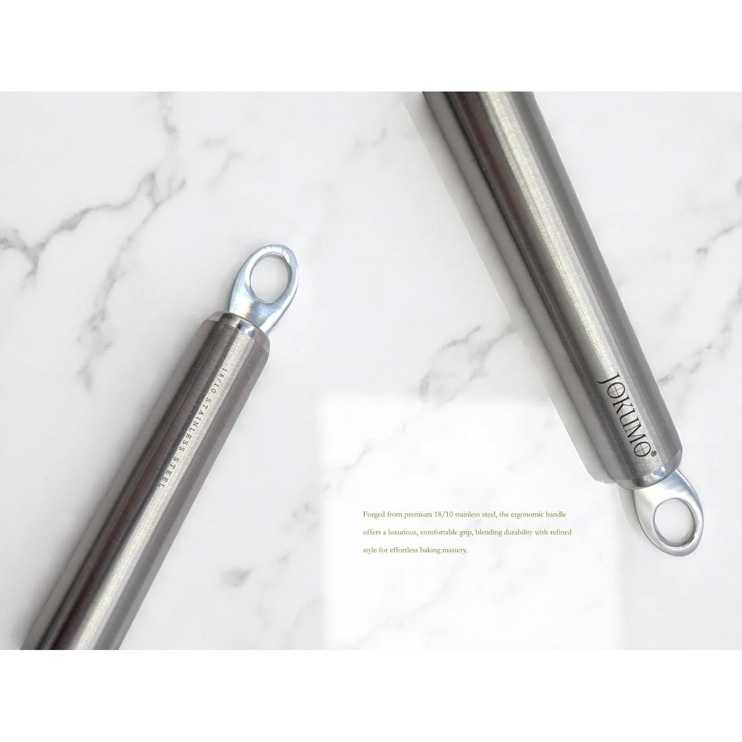 Espátula de Silicona JOKUMO con Mango Ergonómico - Acero Inoxidable 18/10