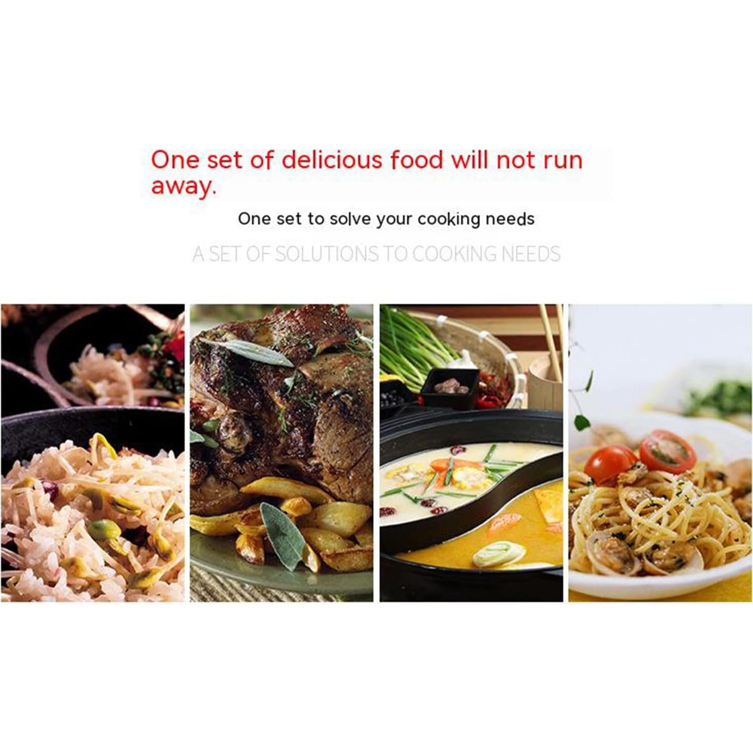 Juego de Utensilios de Cocina de Silicona 6 Piezas Mocrcrel