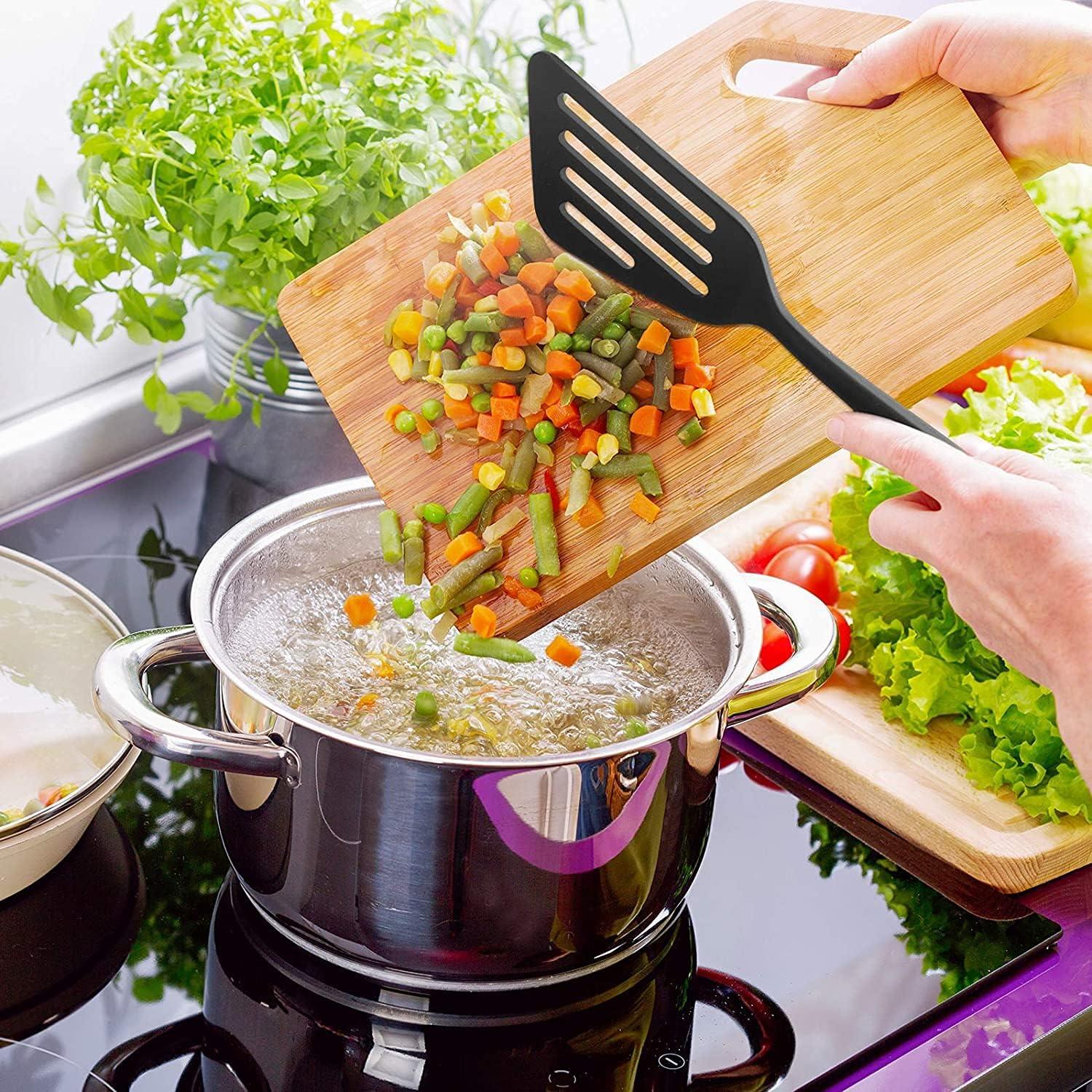 Juego de Espátulas de Silicona Armrouns 2PCS Resistente al Calor