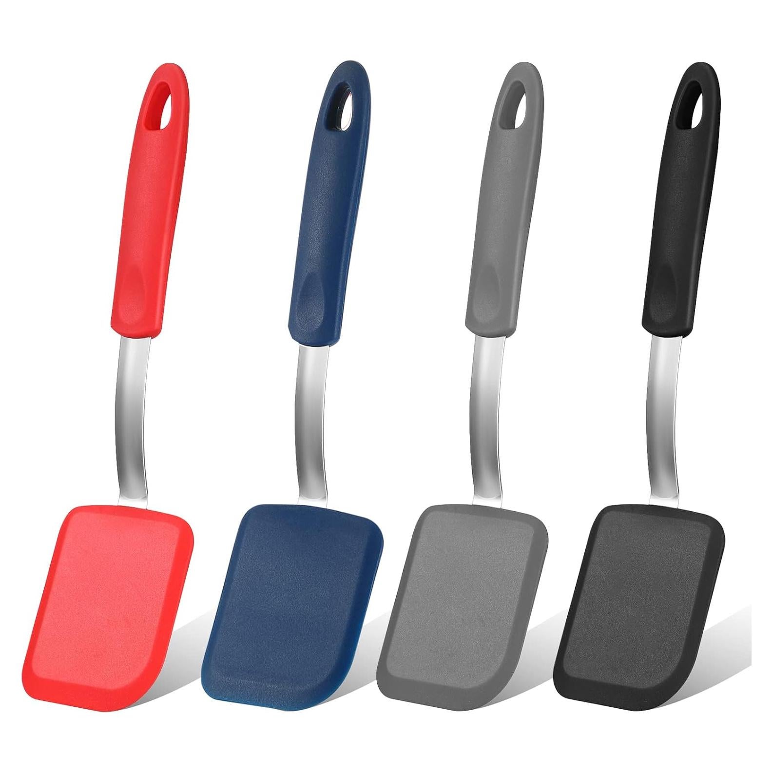 Espátulas de Silicona Gejoy 4 Pcs Antiadherentes 24.5 cm