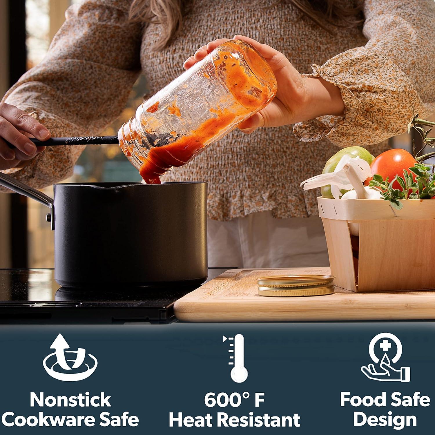 Set de 5 Espátulas de Silicona DI ORO Resistentes al Calor