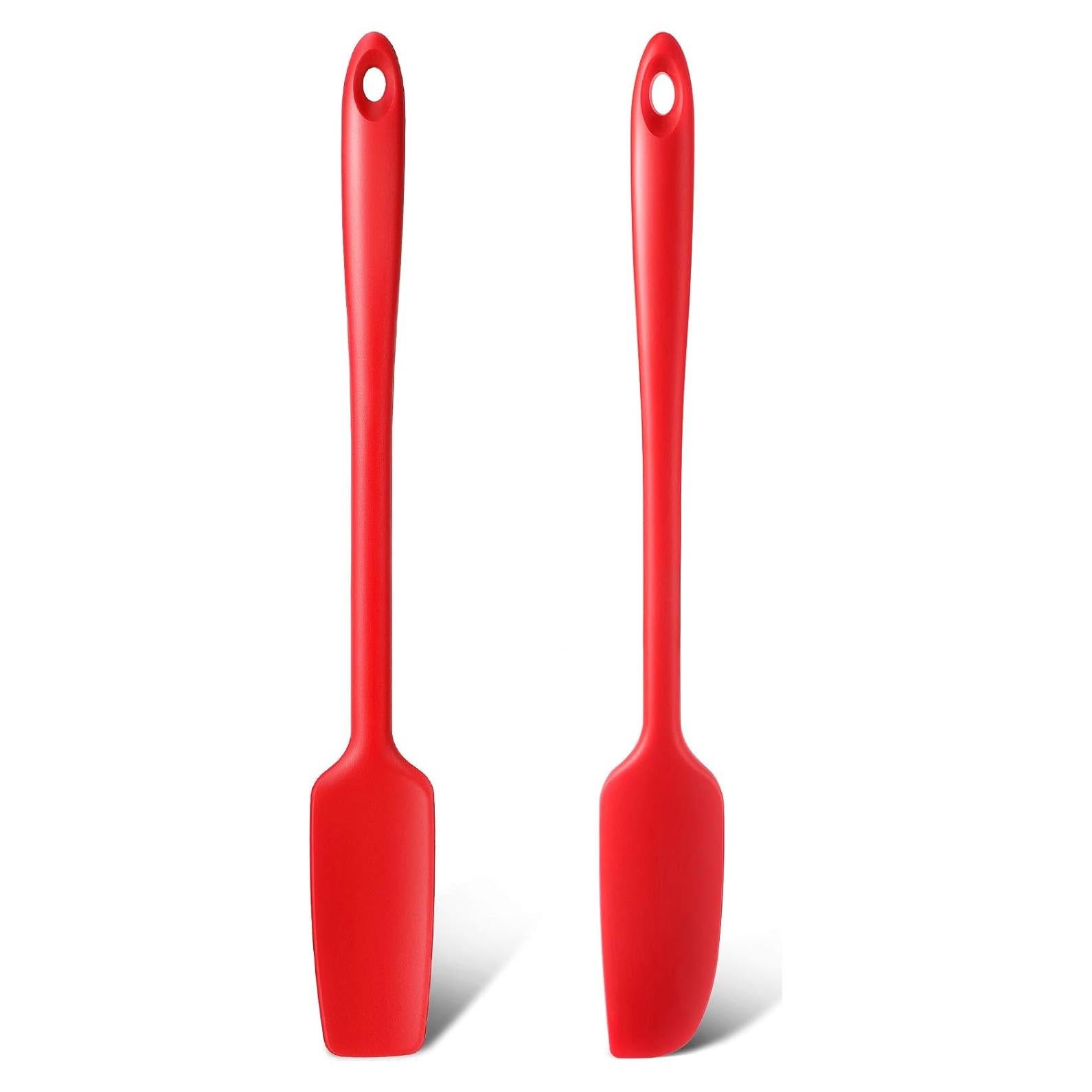 Espátulas de Silicona Patelai 28 cm 2 Piezas Rojas Antiadherentes