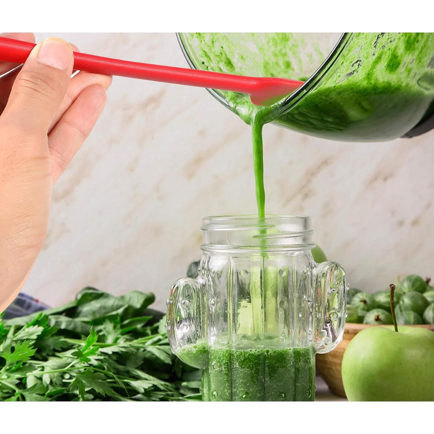 Espátulas de Silicona Patelai 28 cm 2 Piezas Rojas Antiadherentes